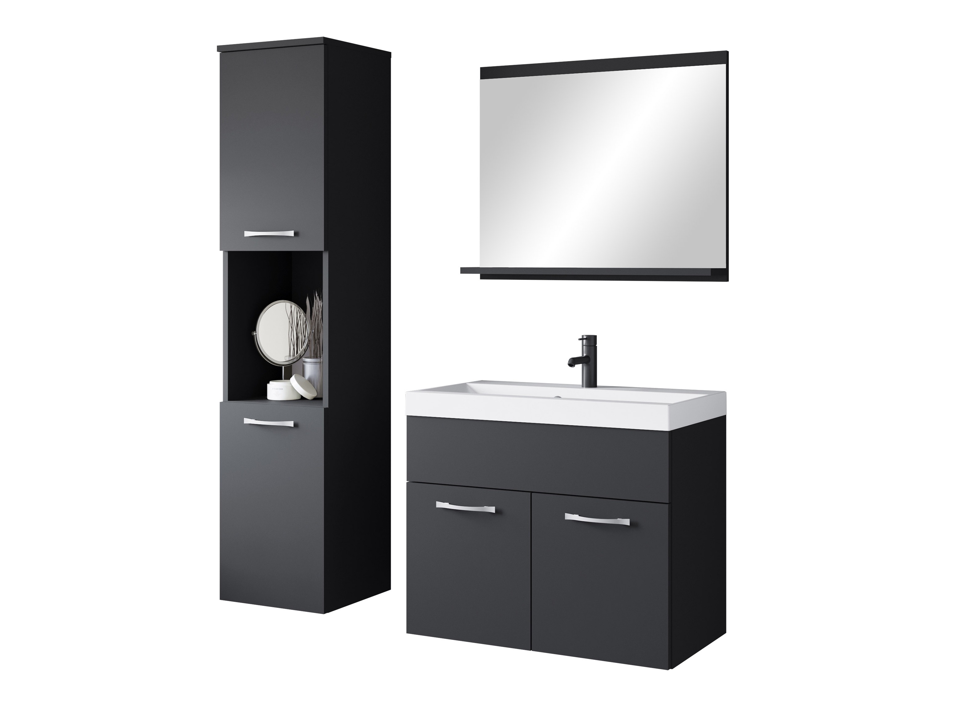 Badezimmer-Set Sarasota 122 (Graphit)