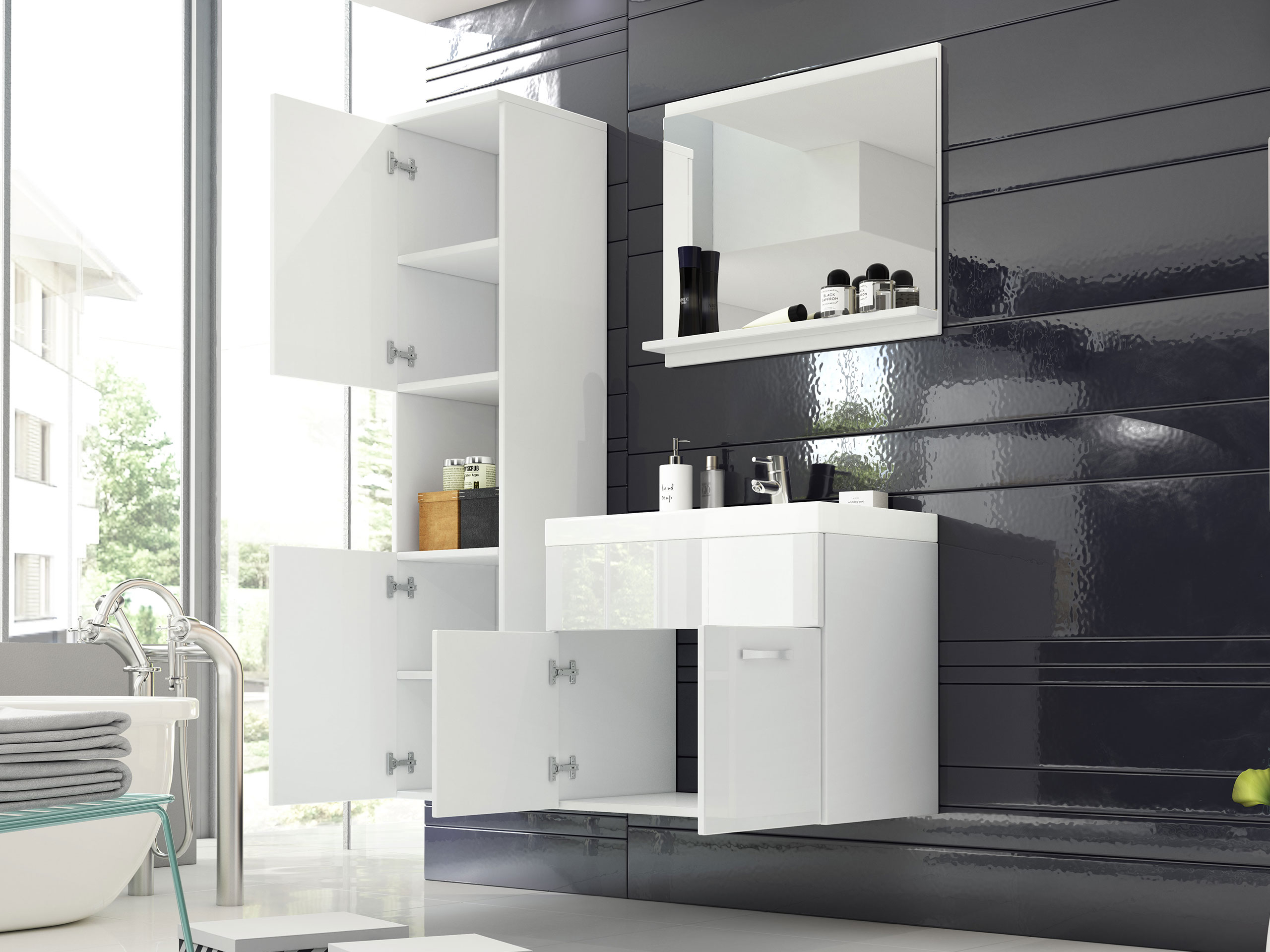 Badezimmer-Set Sarasota 122 (Kaschmir)