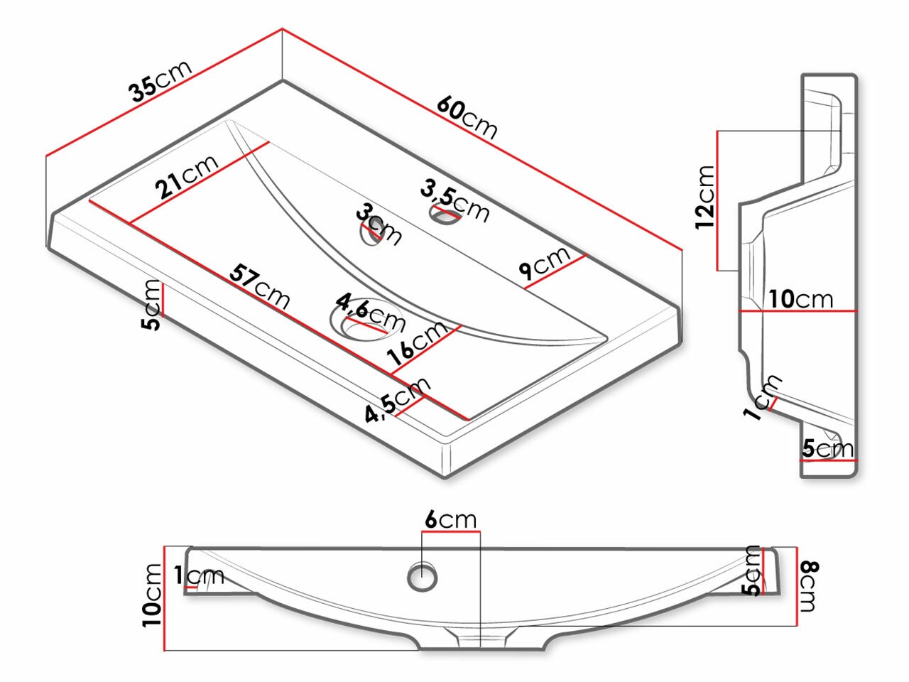 Badezimmer-Set Sarasota 123 (Kaschmir)