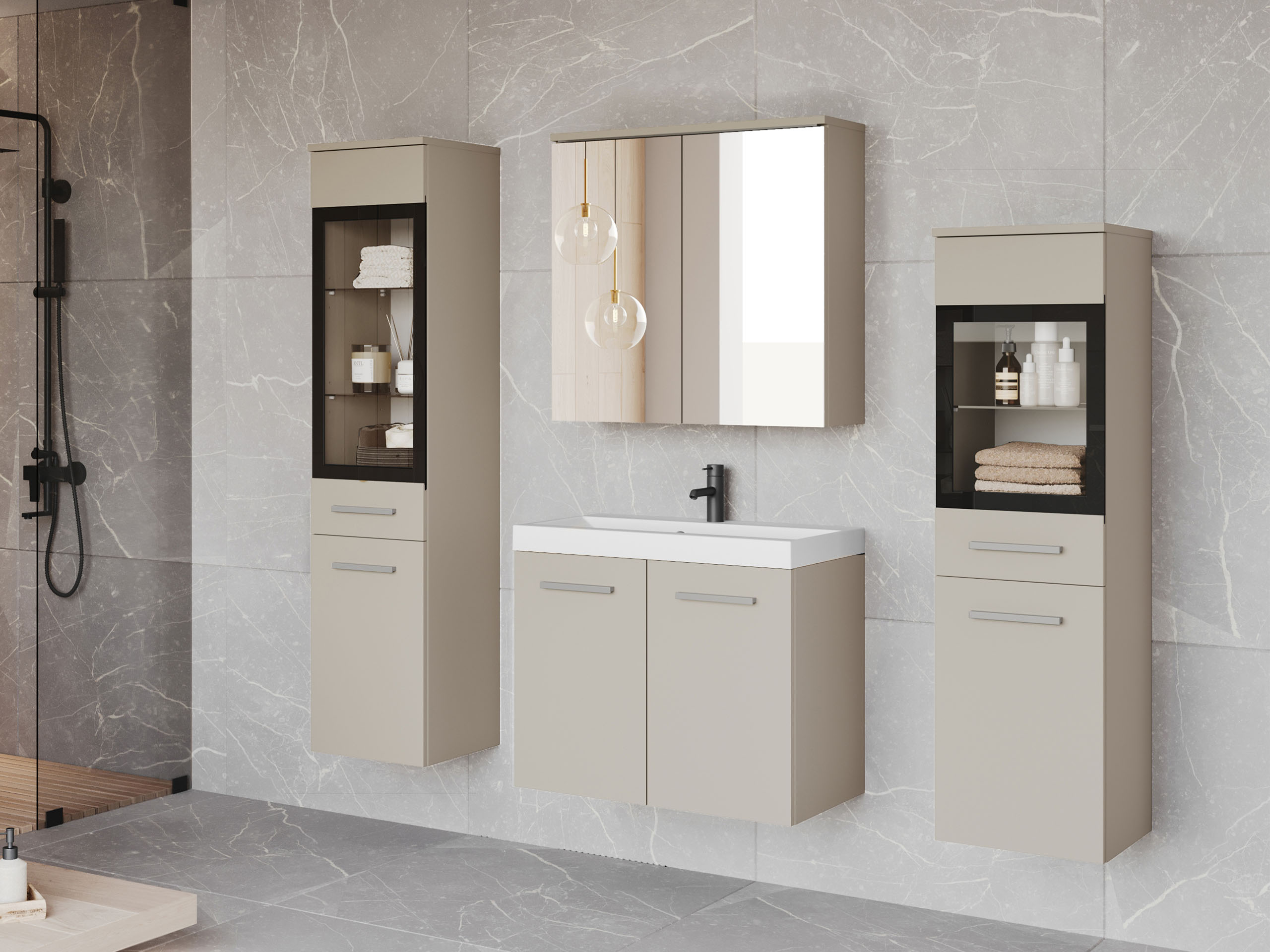 Badezimmer-Set Sarasota 140 (Kaschmir)