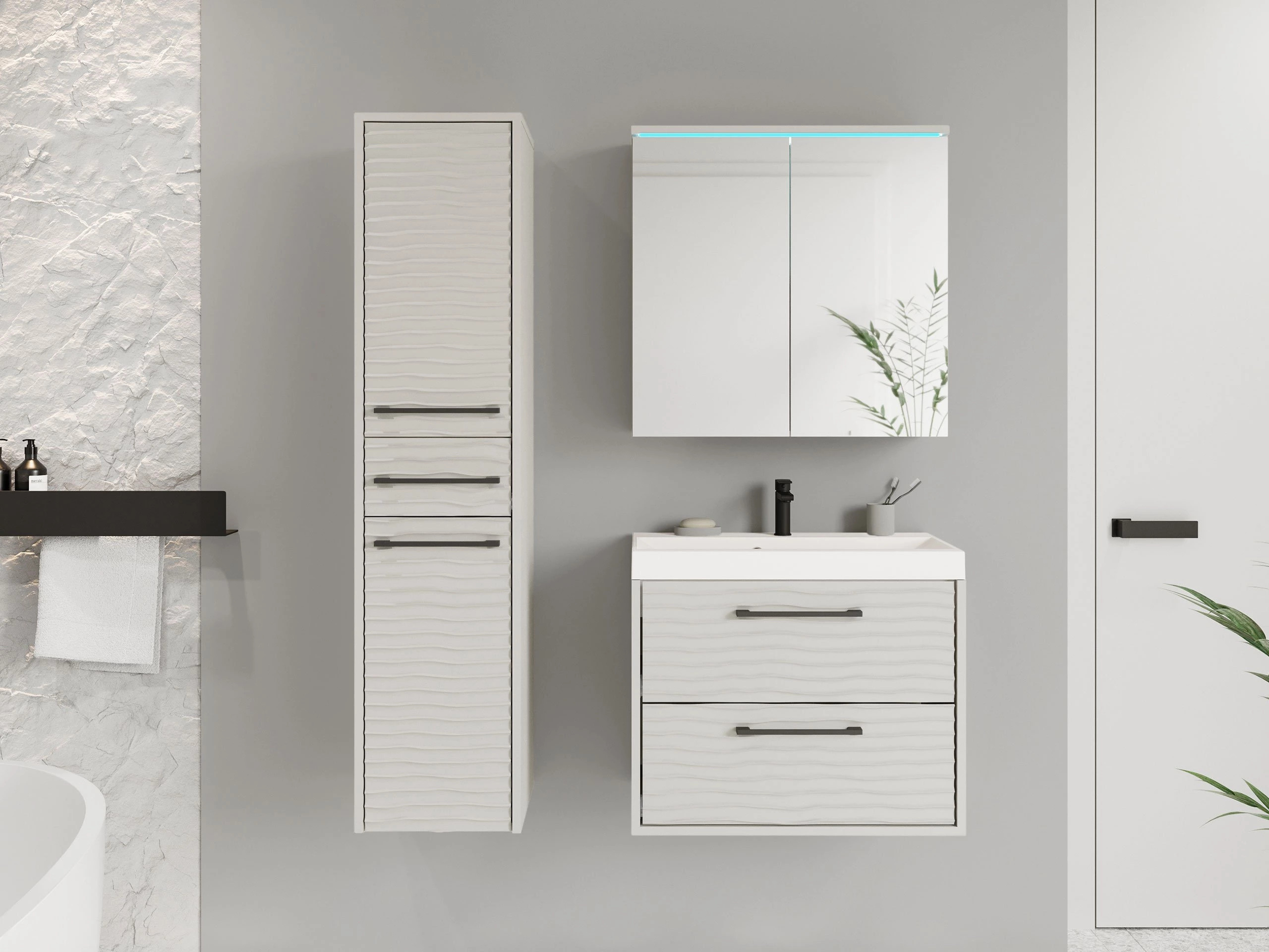 Badezimmer-Set Sarasota 173 (Kaschmir)