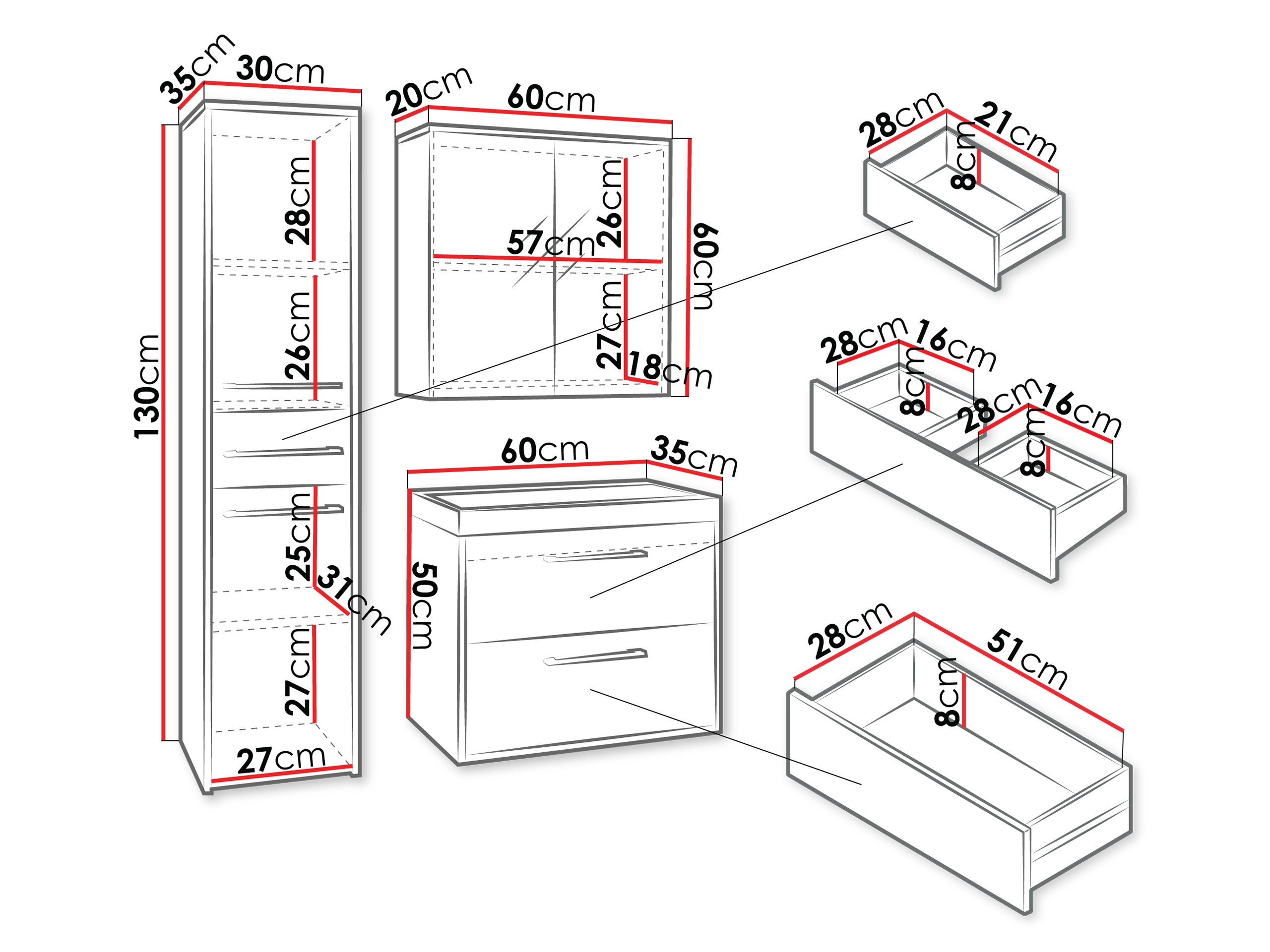 Badezimmer-Set Sarasota 173 (Kaschmir)