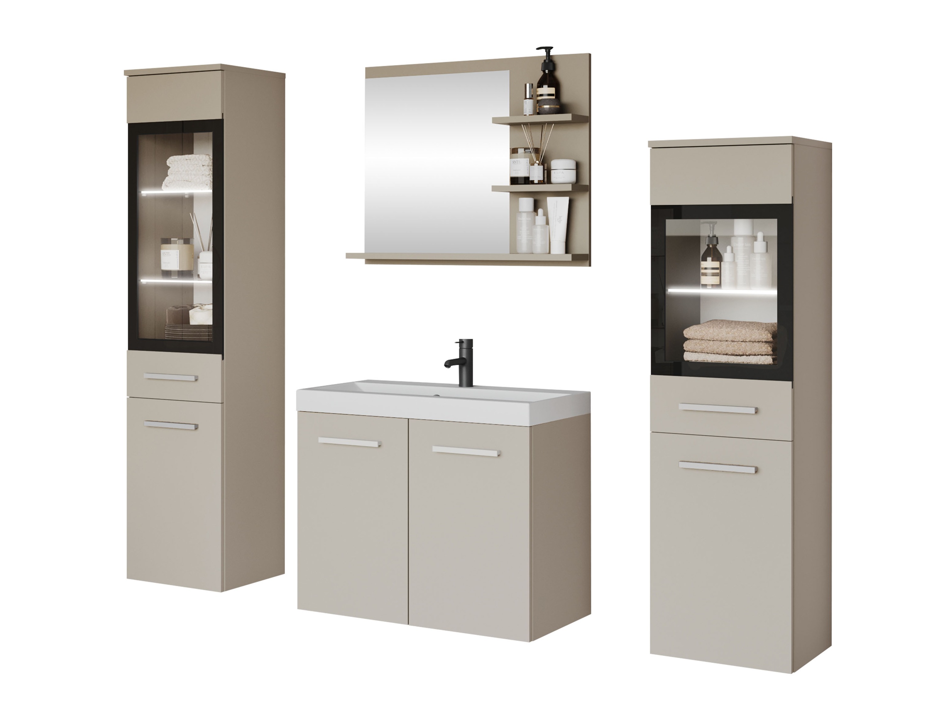 Badezimmer-Set Scientia IV (Kaschmir)