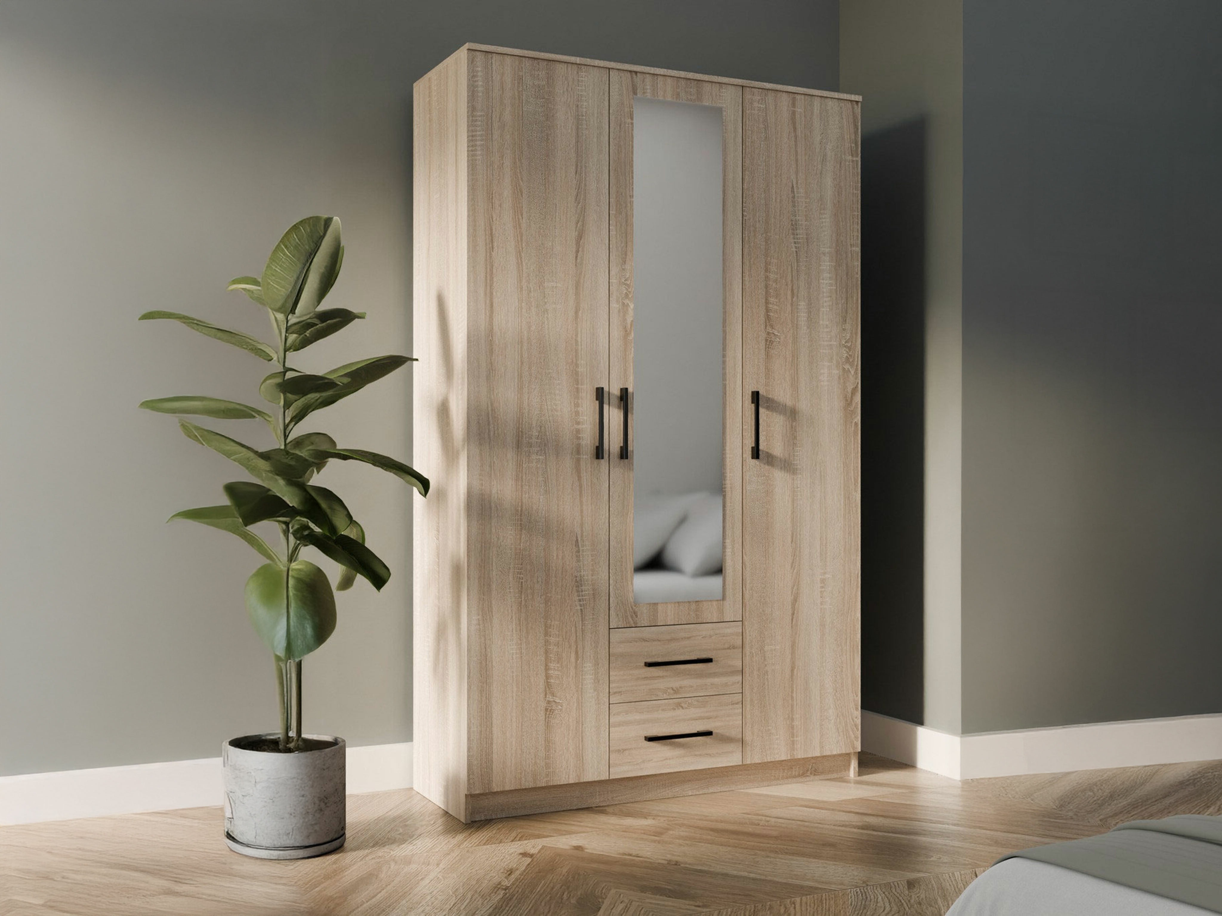 Kleiderschrank Mandeville 116 (Sonoma Eichenholzoptik)