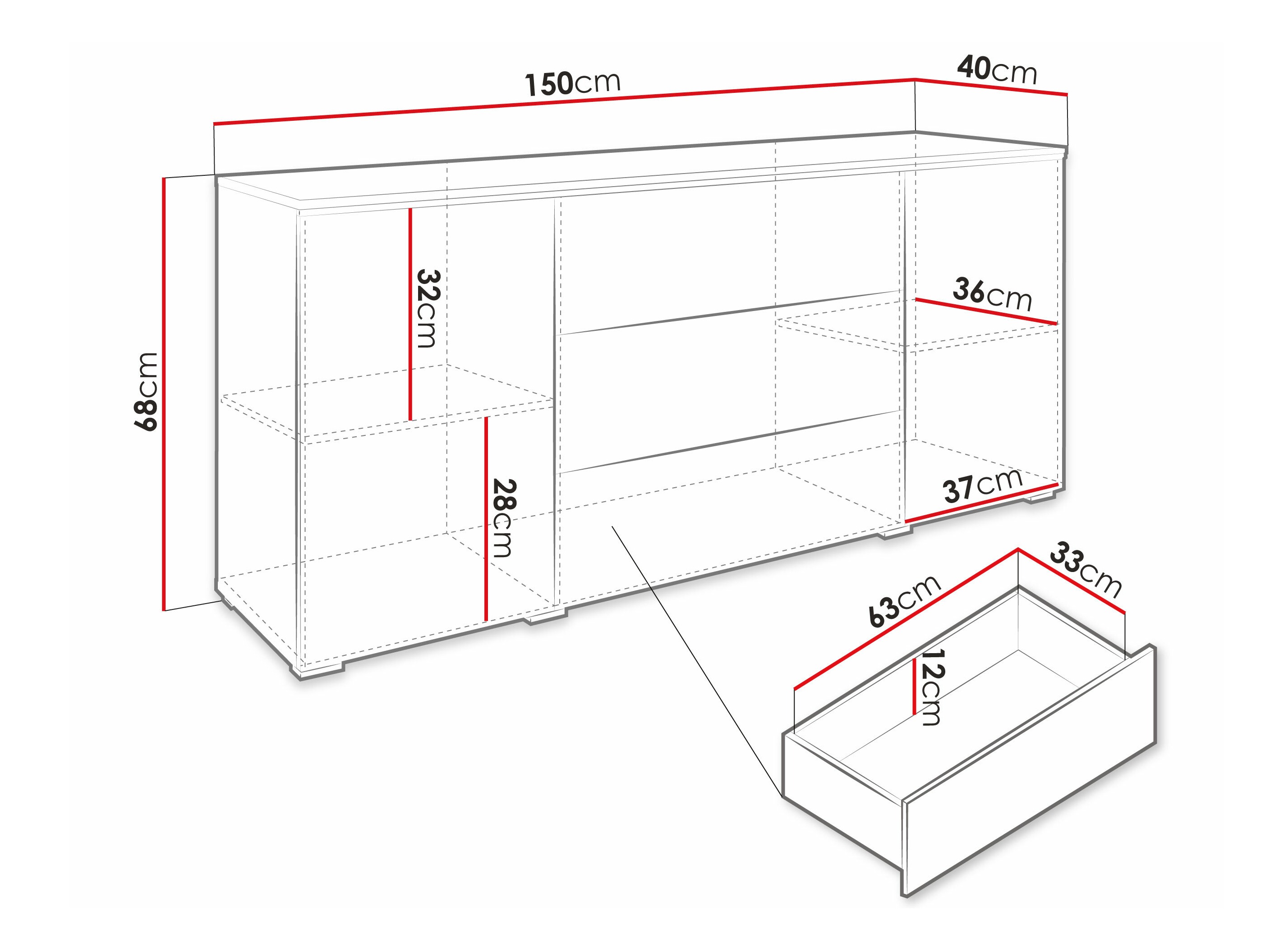 Kommoden Sarasota 142 (Kaschmir)
