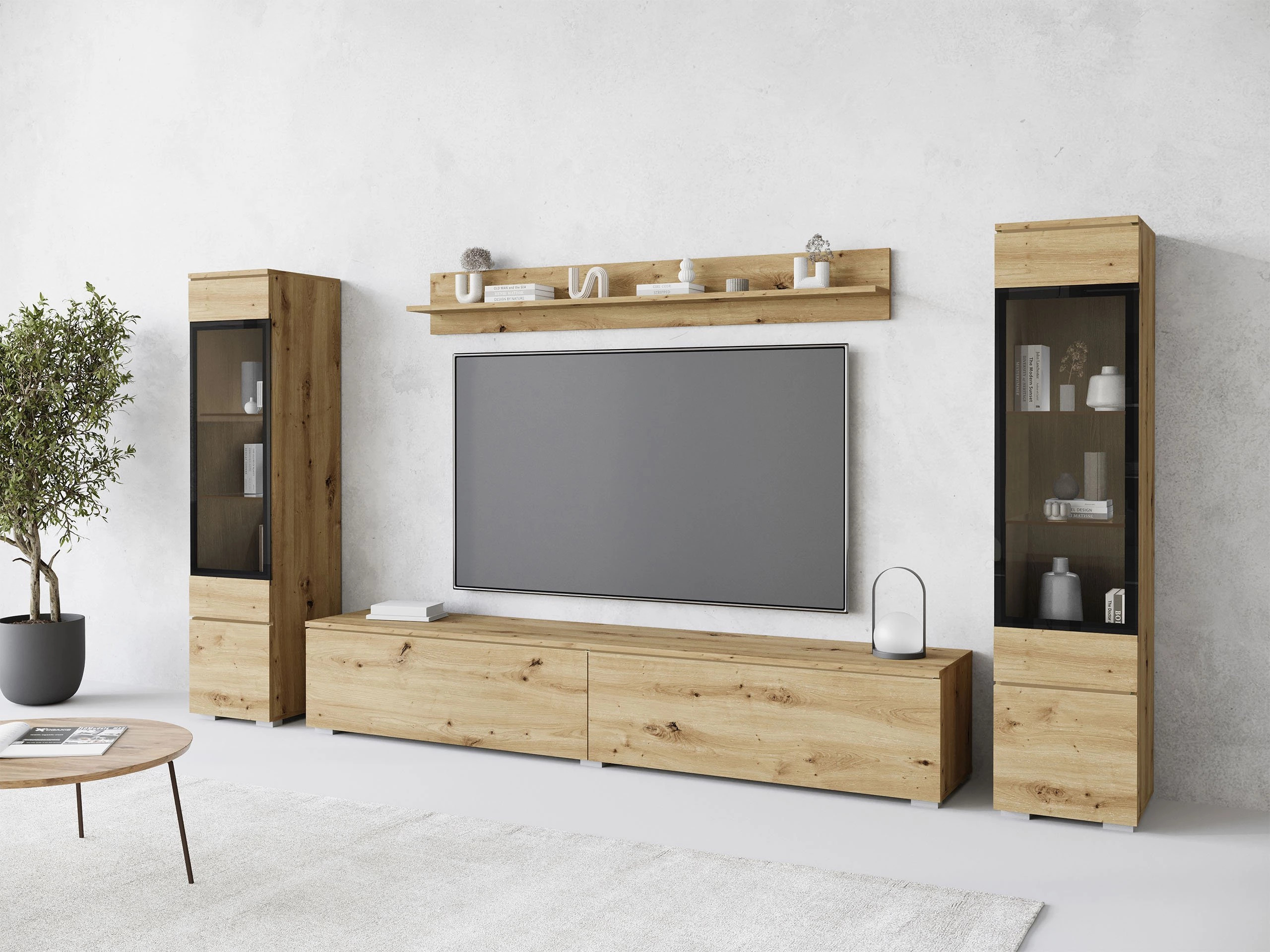 Wohnzimmer-Sets Sarasota 126 (Artisan Eichenholzoptik)