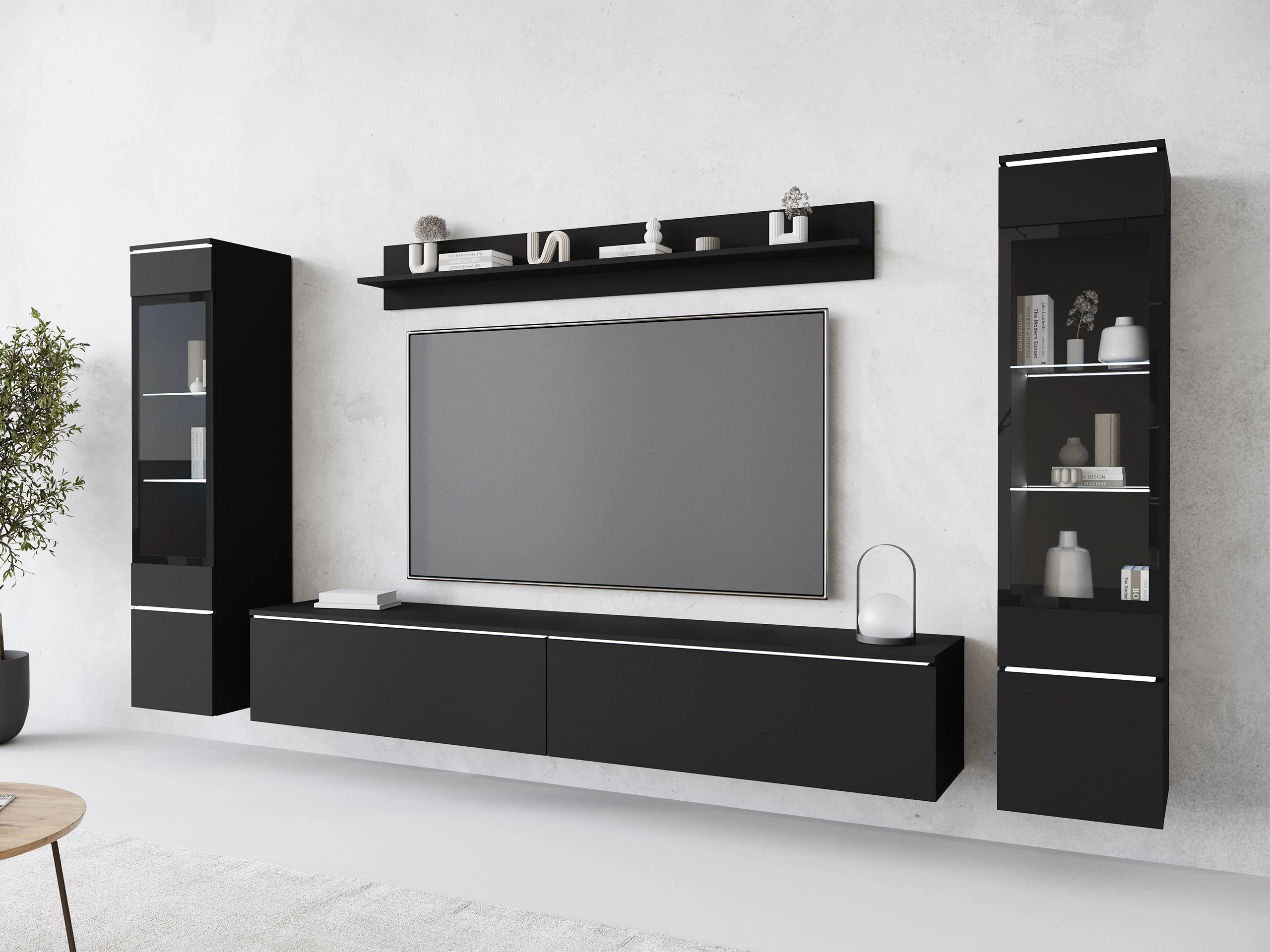 Wohnzimmer-Sets Sarasota 126 (Graphit)