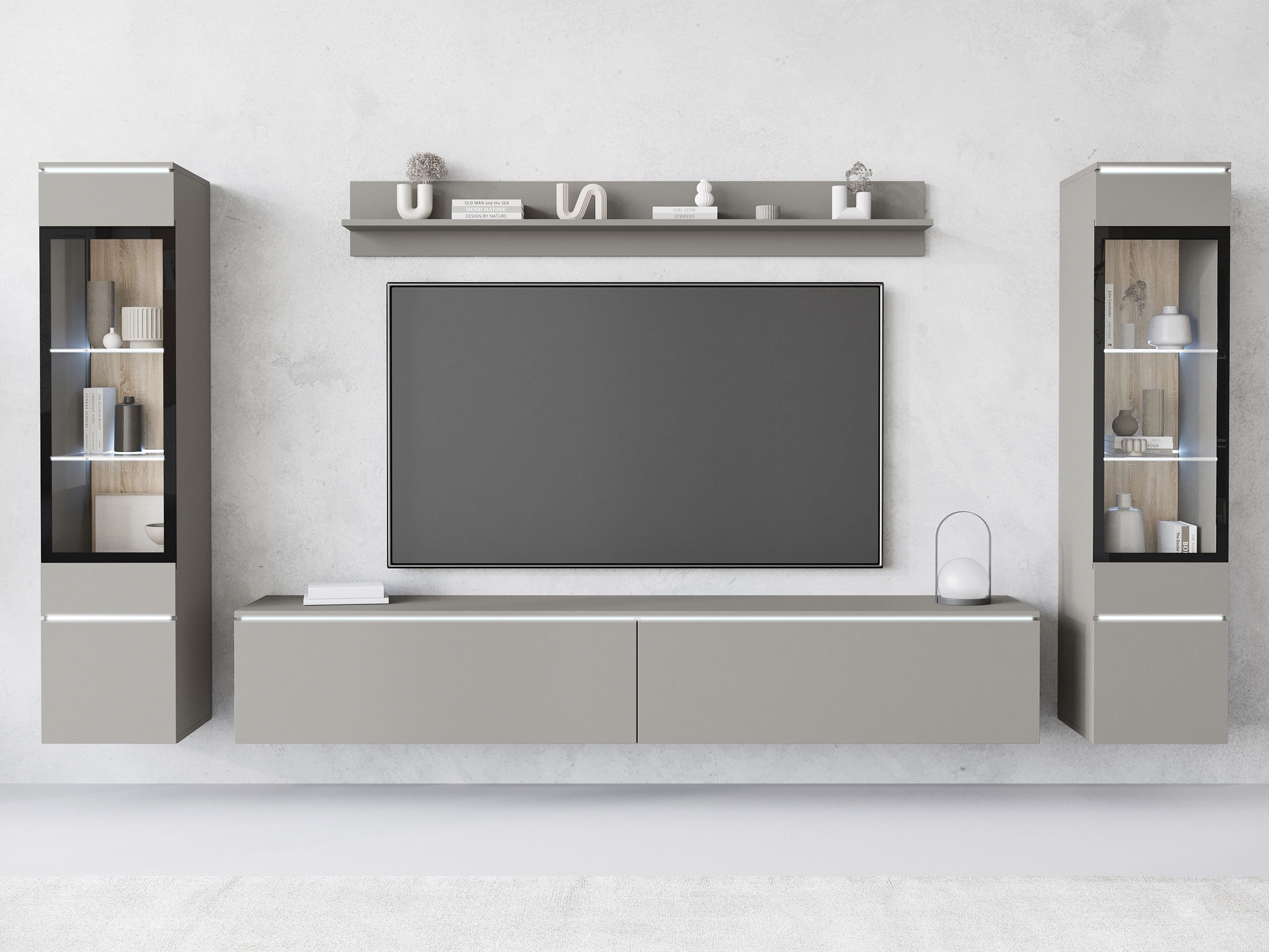 Wohnzimmer-Sets Sarasota 126 (Grau)