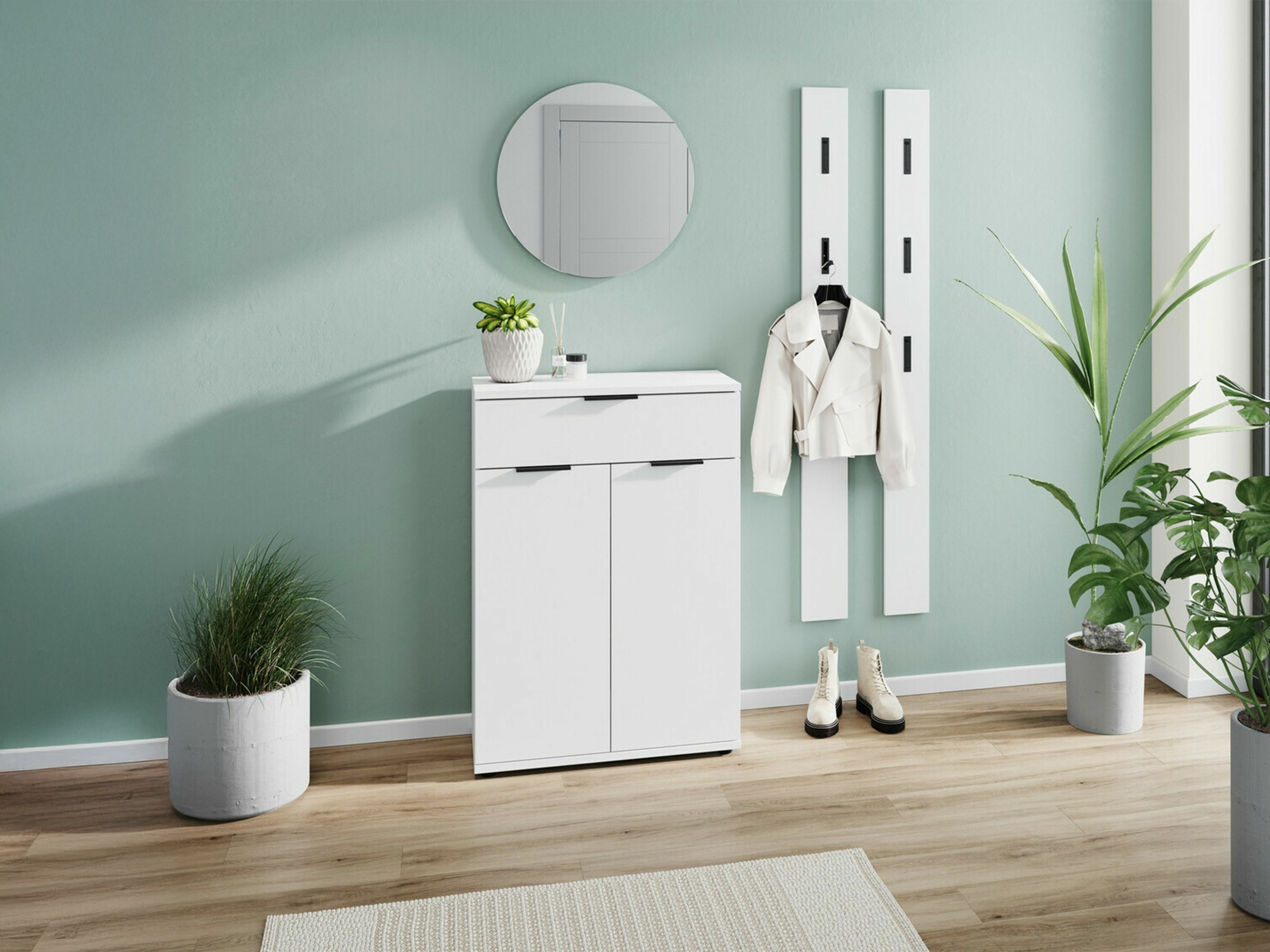 Flurgarnitur Soliru 104 (Weiß)