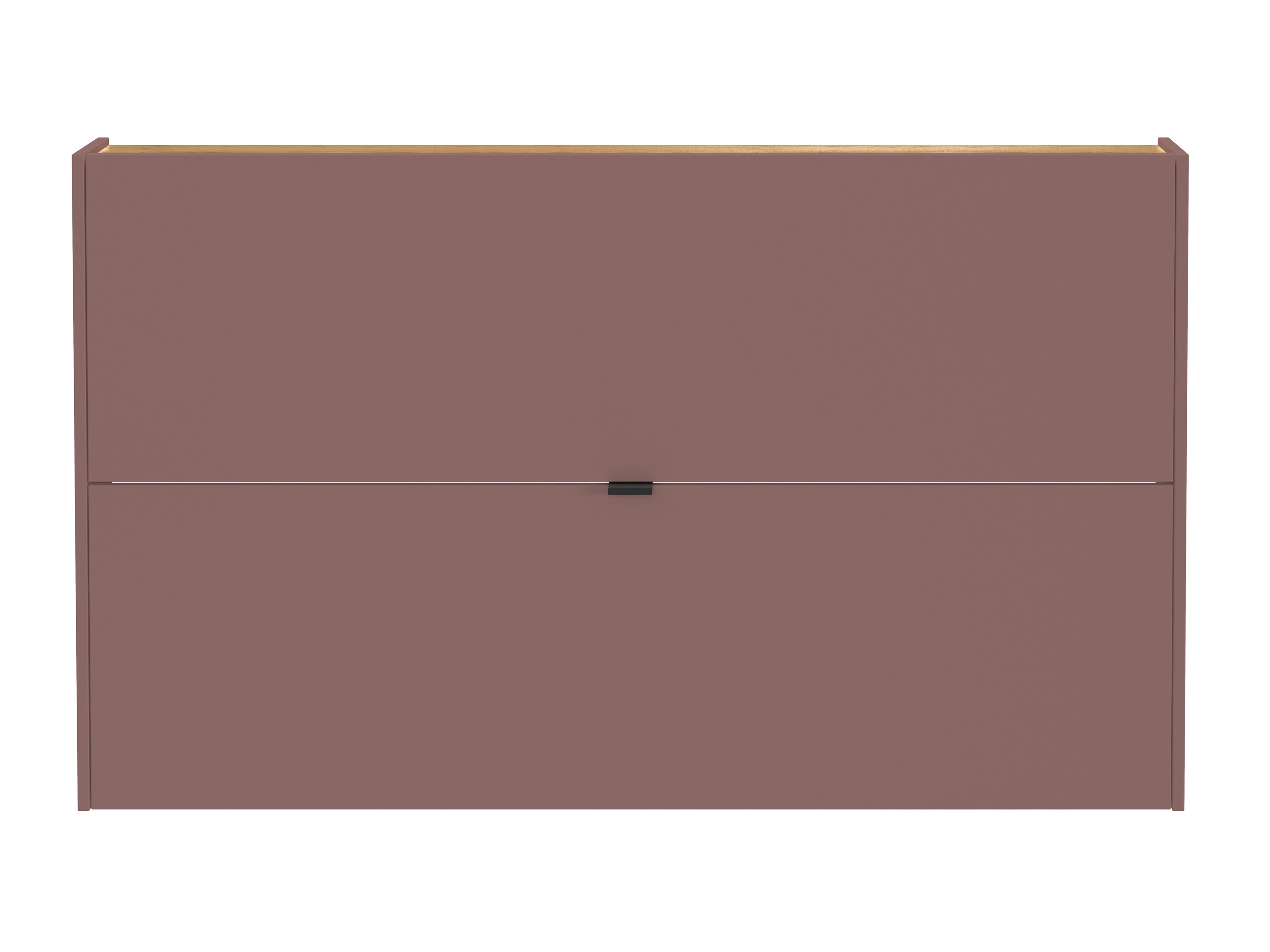 Schuhschrank Cirsale 108 (Staubig rosa + Navarra eichenholzoptik)