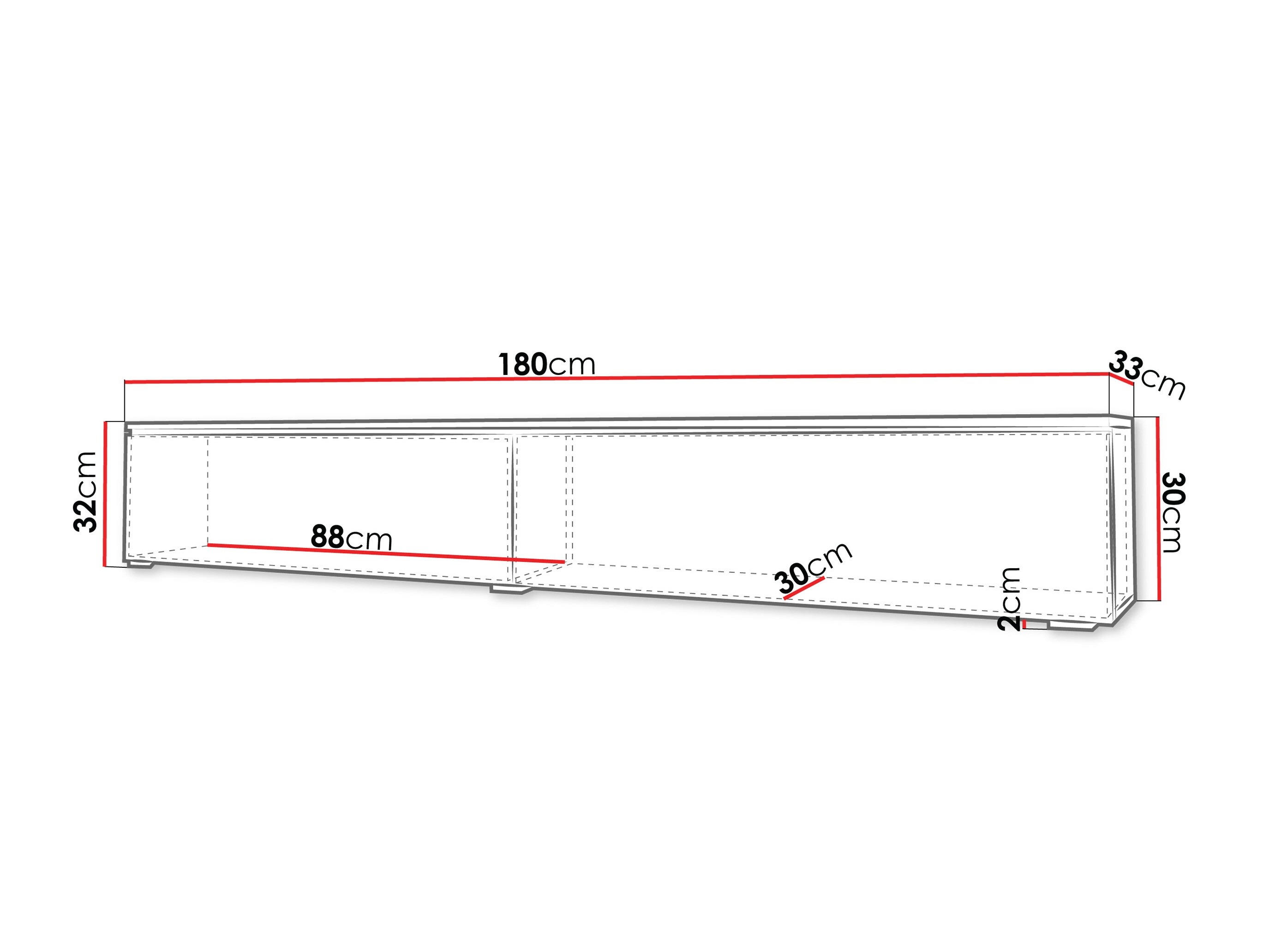 TV-Möbel Sarasota 121 (Kaschmir)