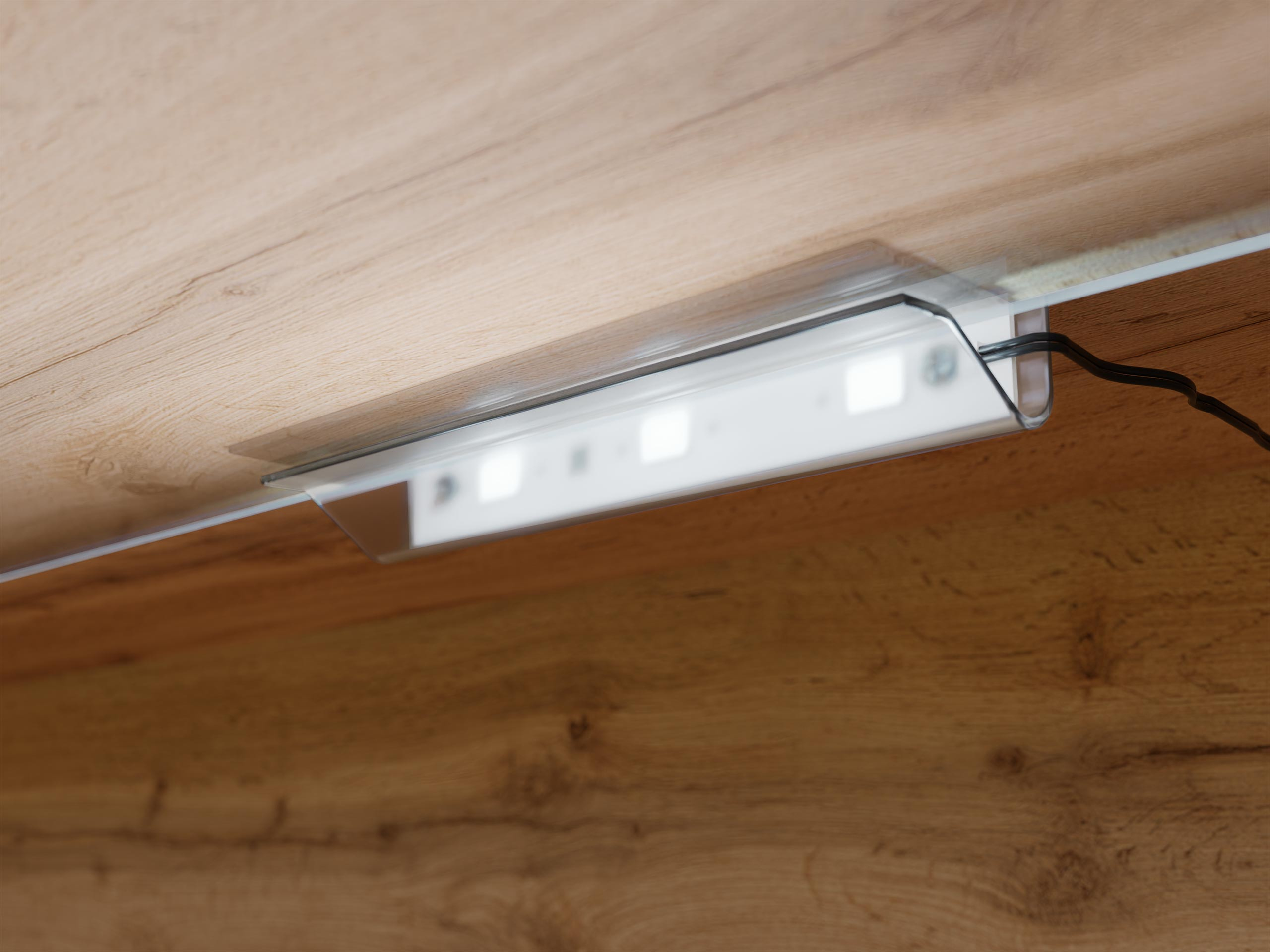 TV-Möbel Sarasota 121 (Wotan Eiche + Schwarz glänzend)