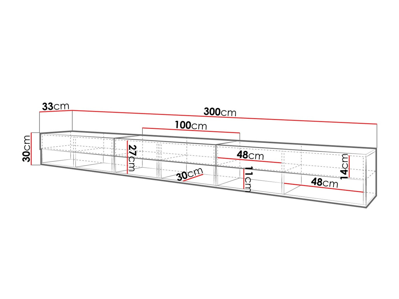 TV-Möbel Sarasota 144 (Kaschmir)