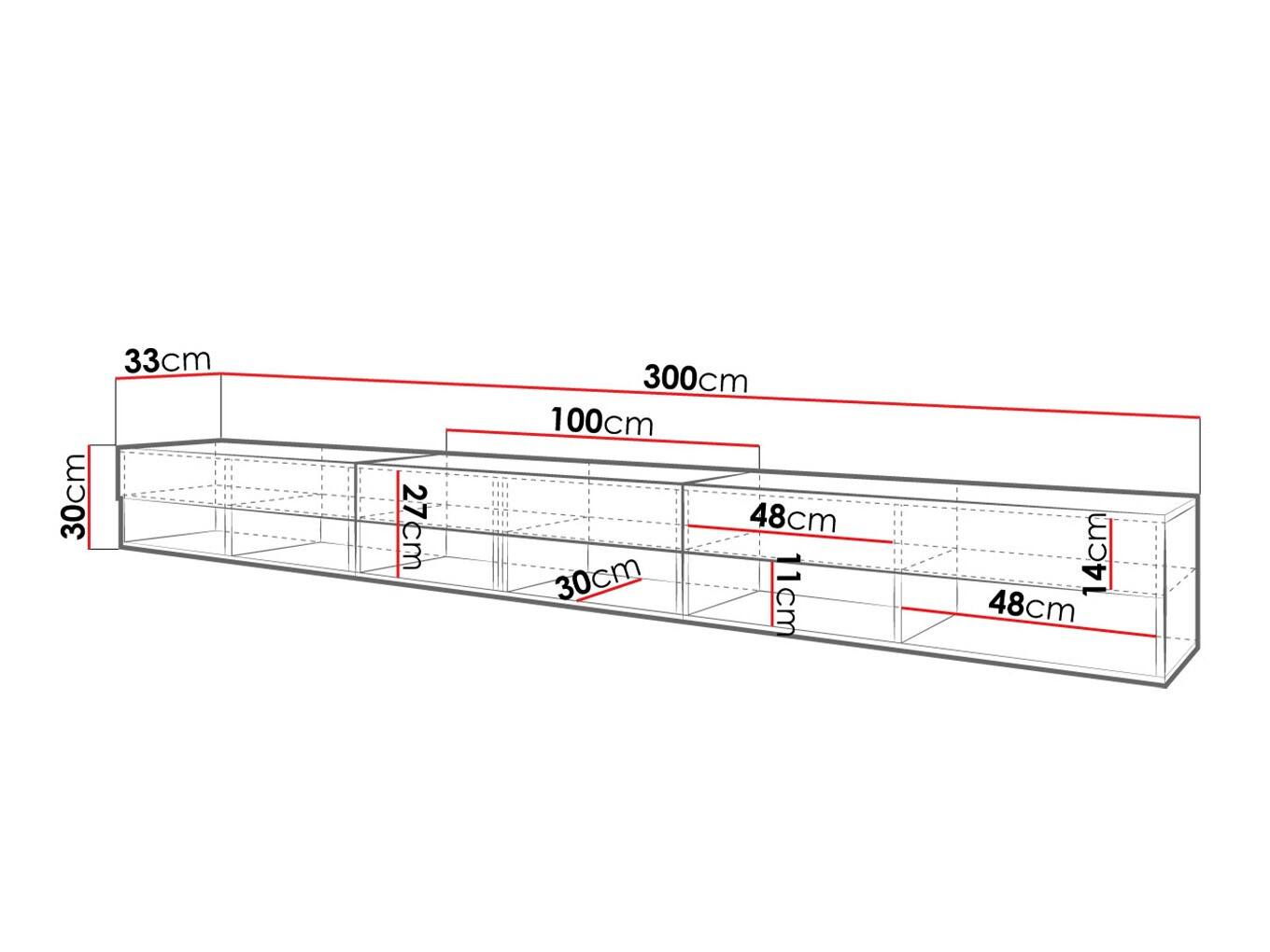 TV-Möbel Sarasota 144 (Kaschmir)