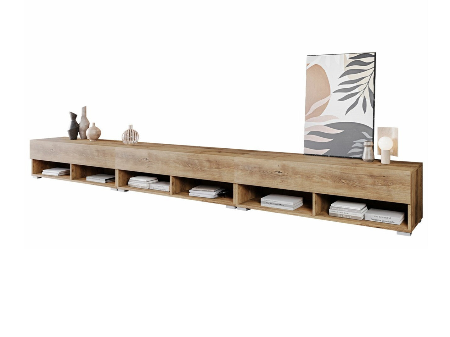 TV-Möbel Sarasota 144 (Kastanienholzoptik)