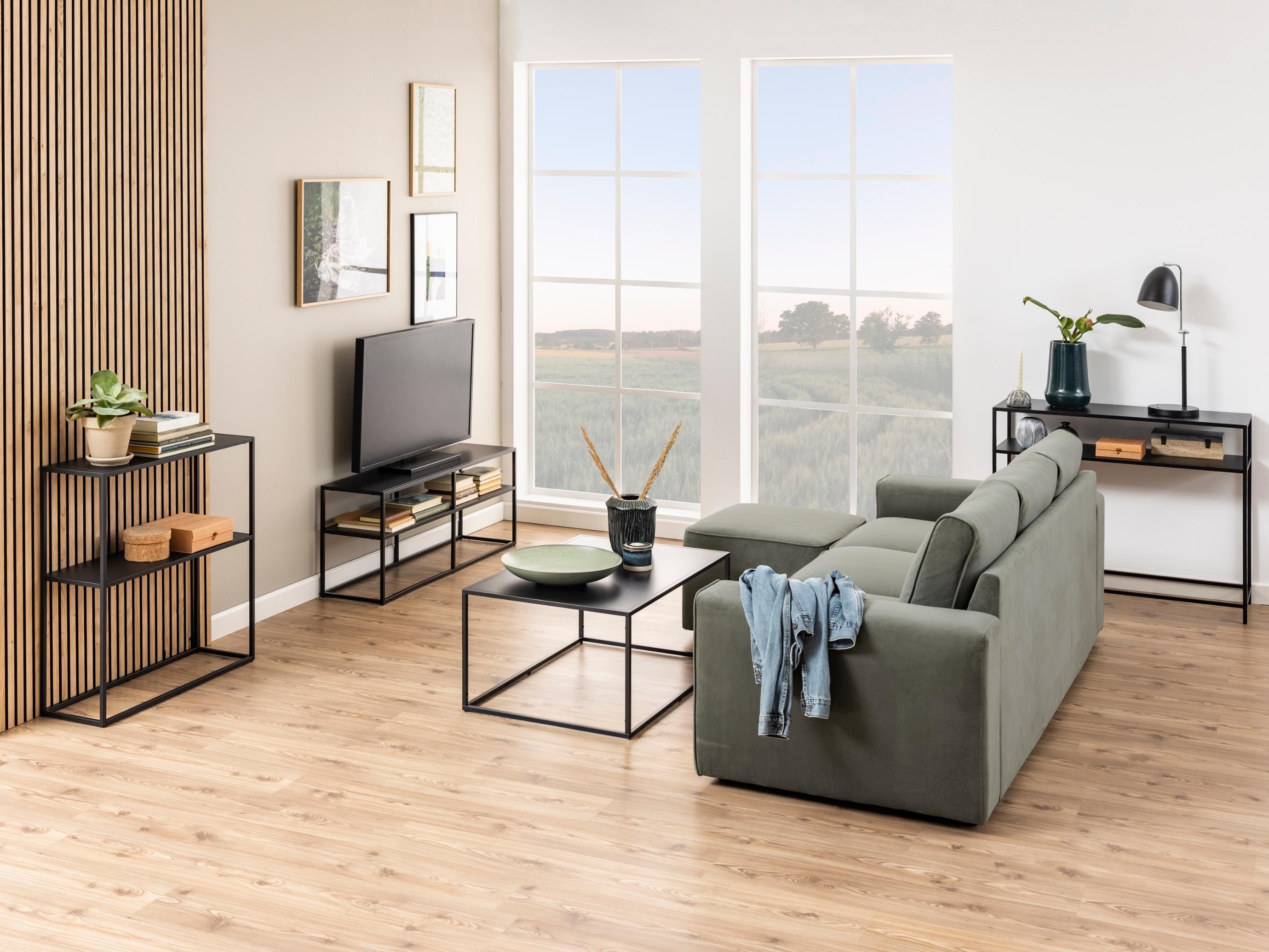 TV-Möbel Norsica Camsoni 103 (Schwarz)