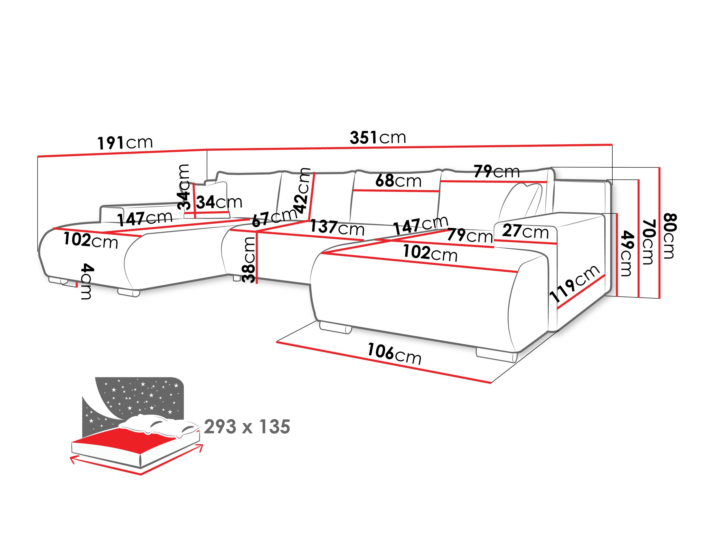 Ecksofa Comfivo 483 (Wave 09)