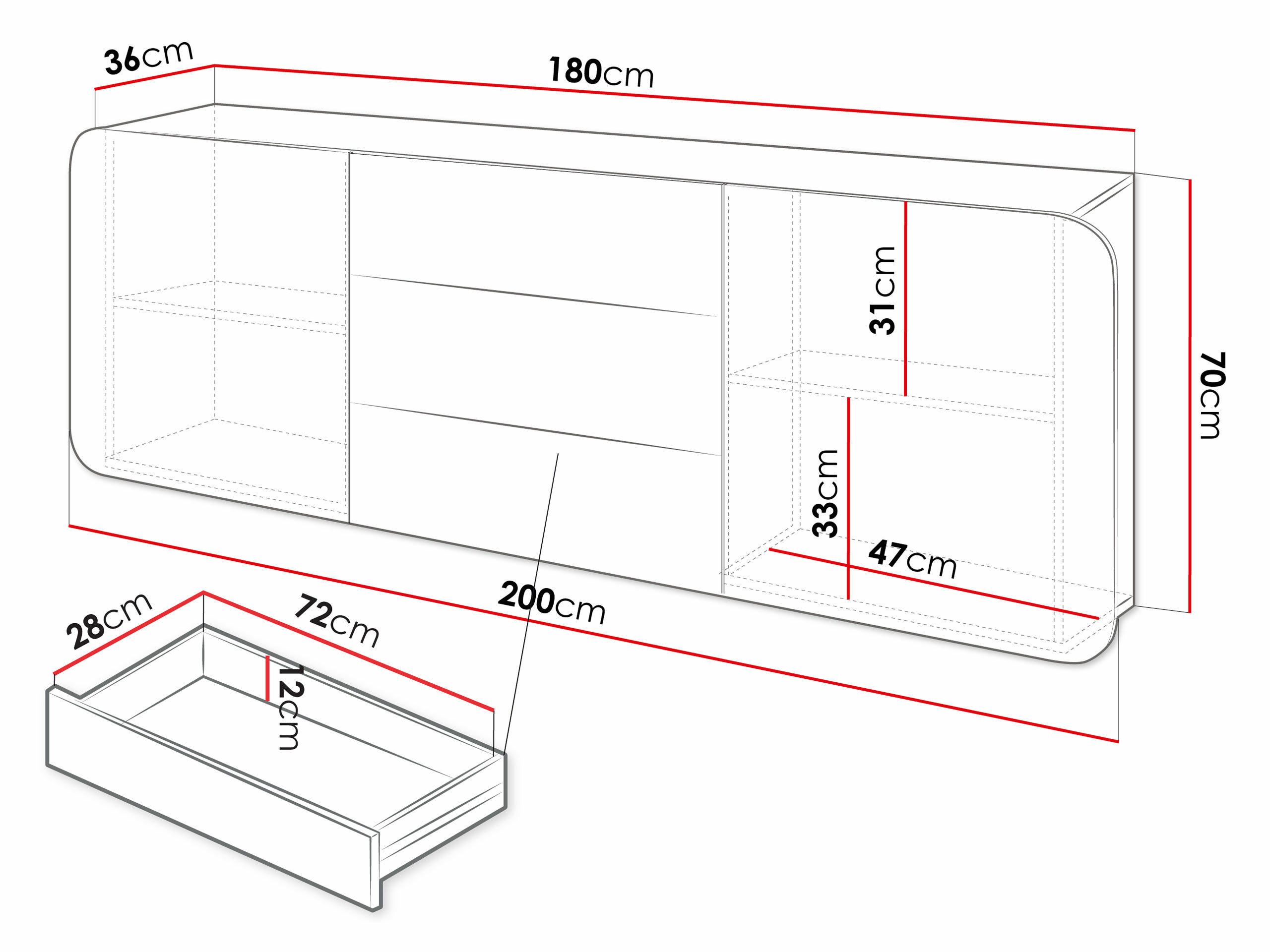 Kommoden Kingston 202