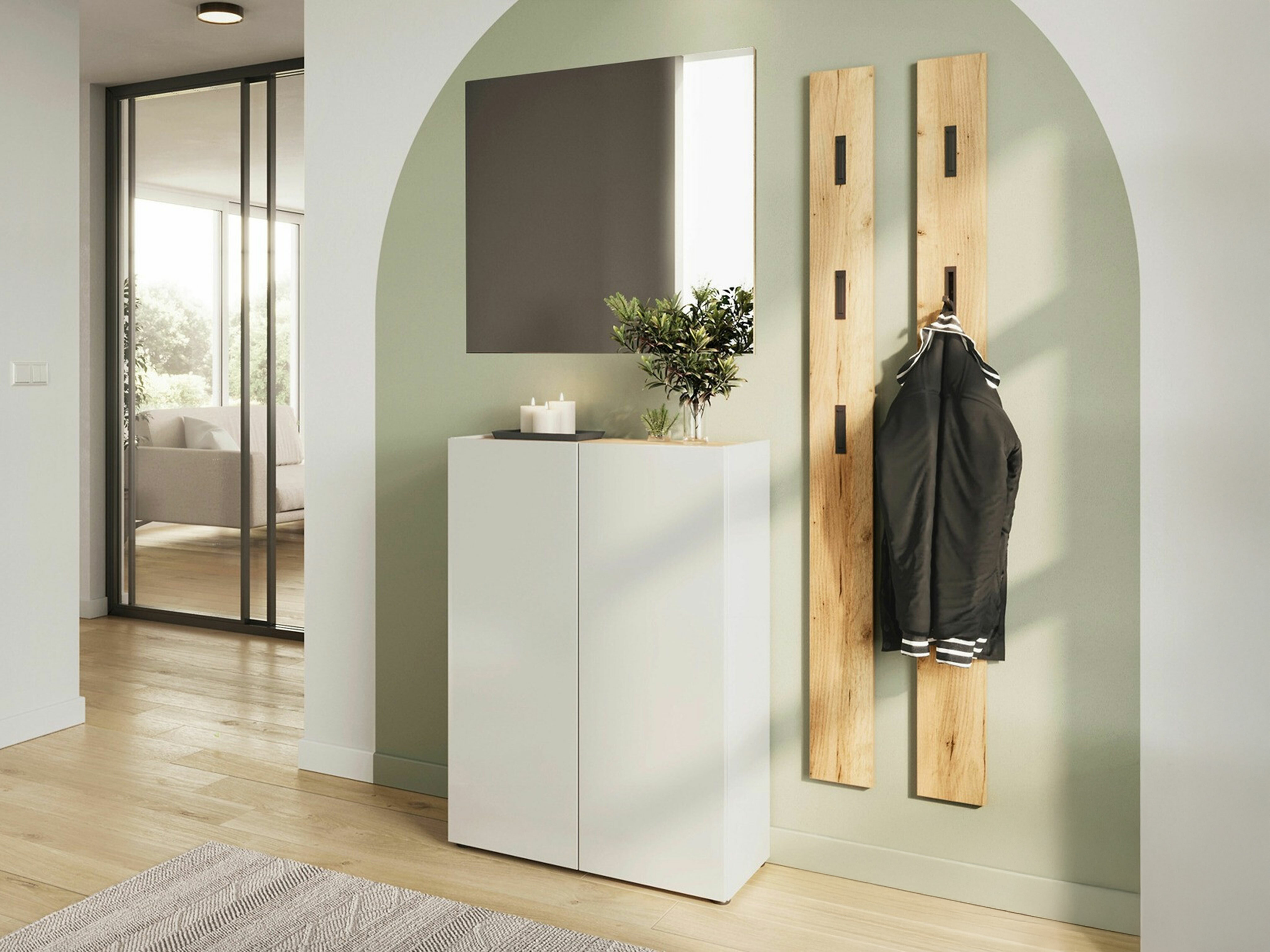 Flurgarnitur Lircamu 102 (Weiß)