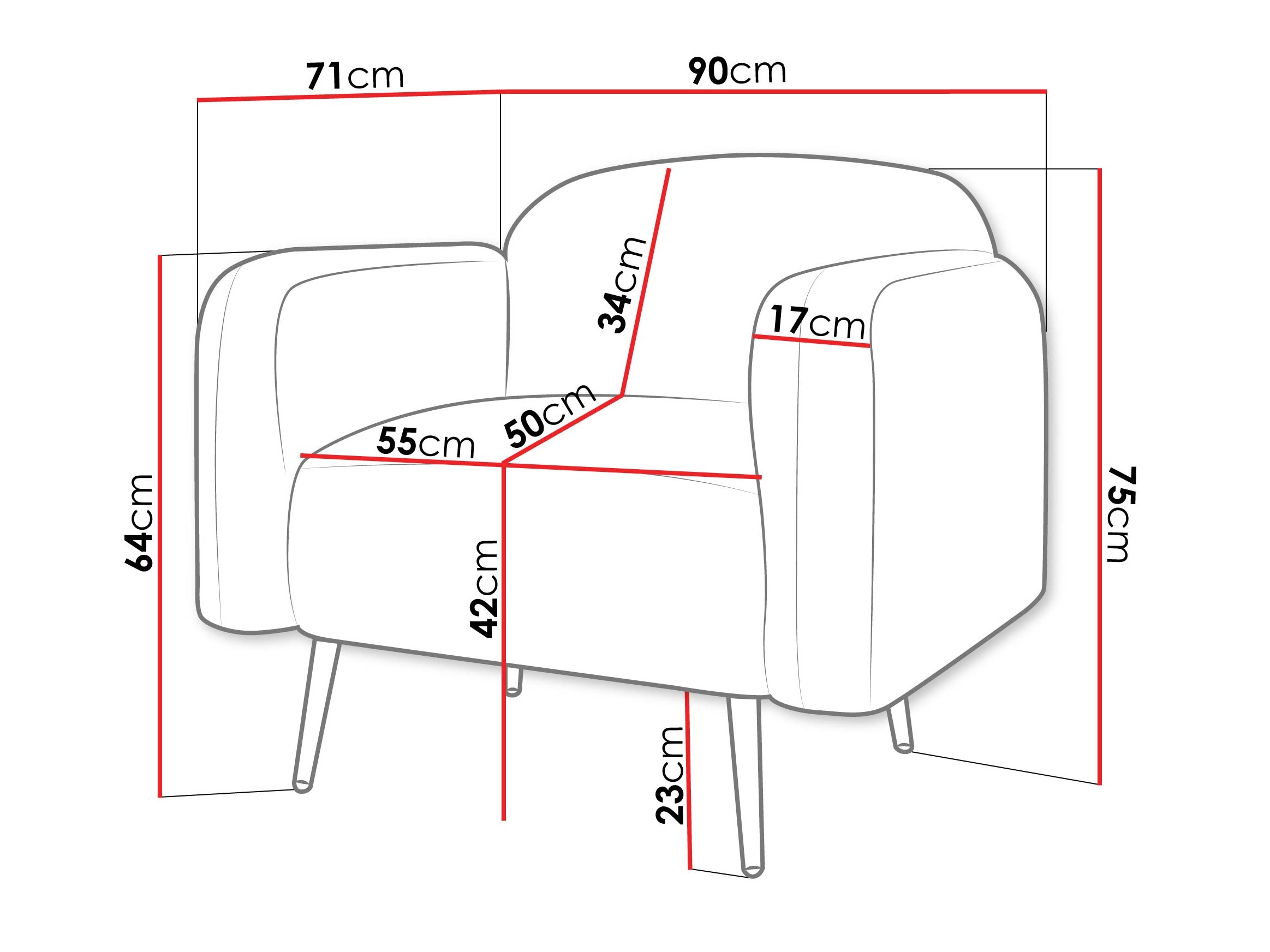 Sessel Comfivo Beatitudo I (Uttario Velvet 2978)