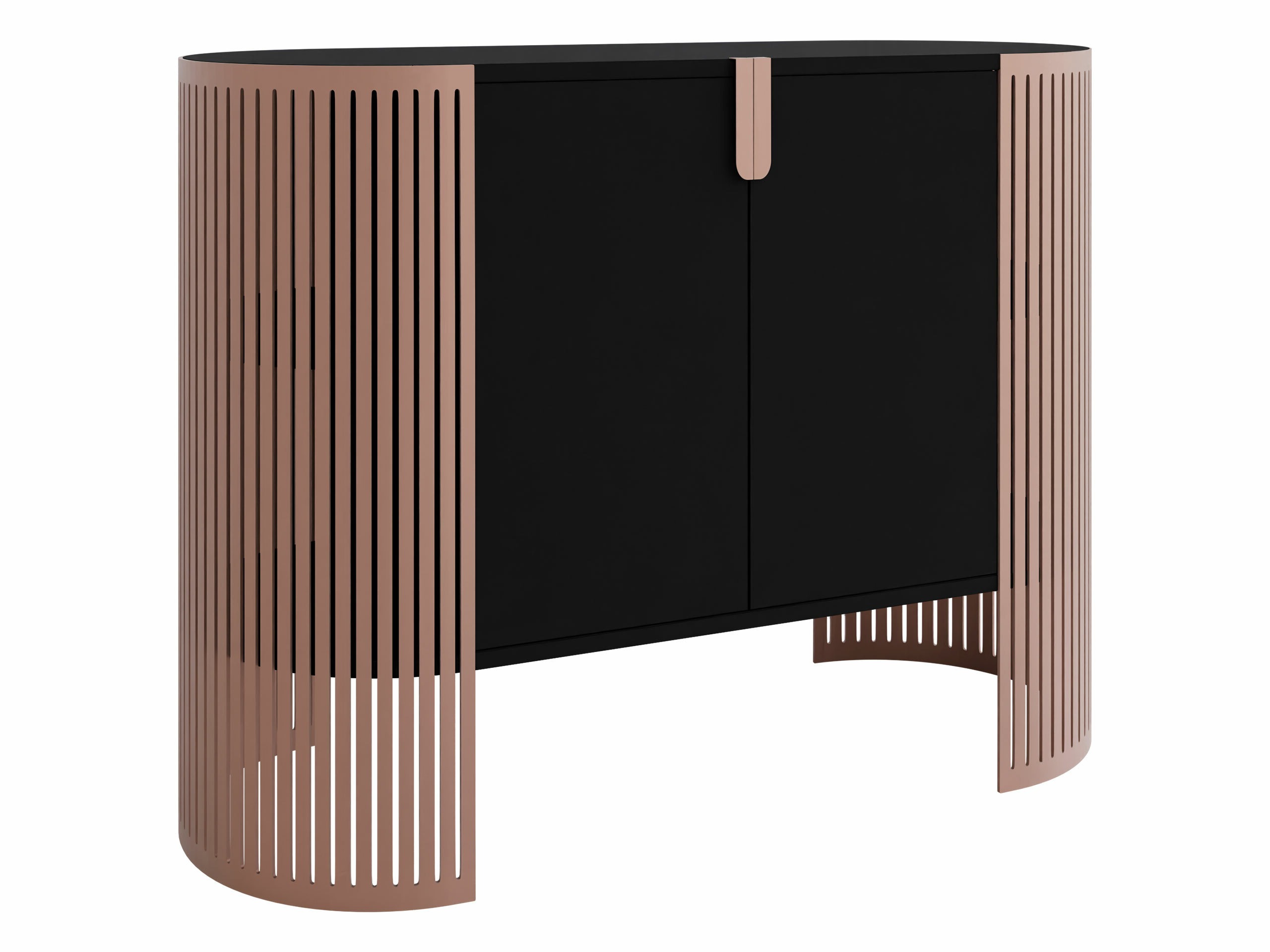 Sideboard Civer I (Rosa + Schwarz)
