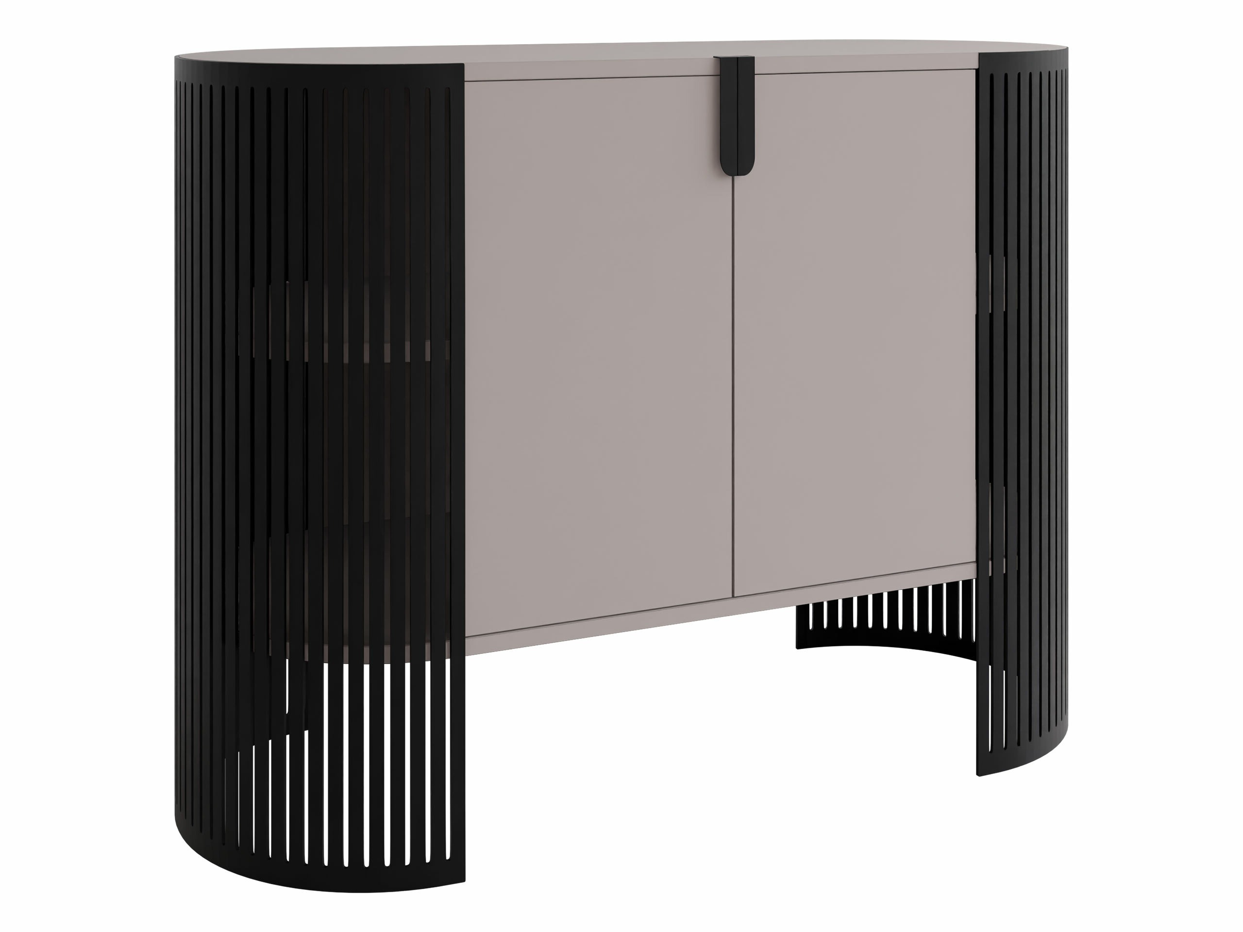Sideboard Oswego 140 (Schwarz + Kaschmir)