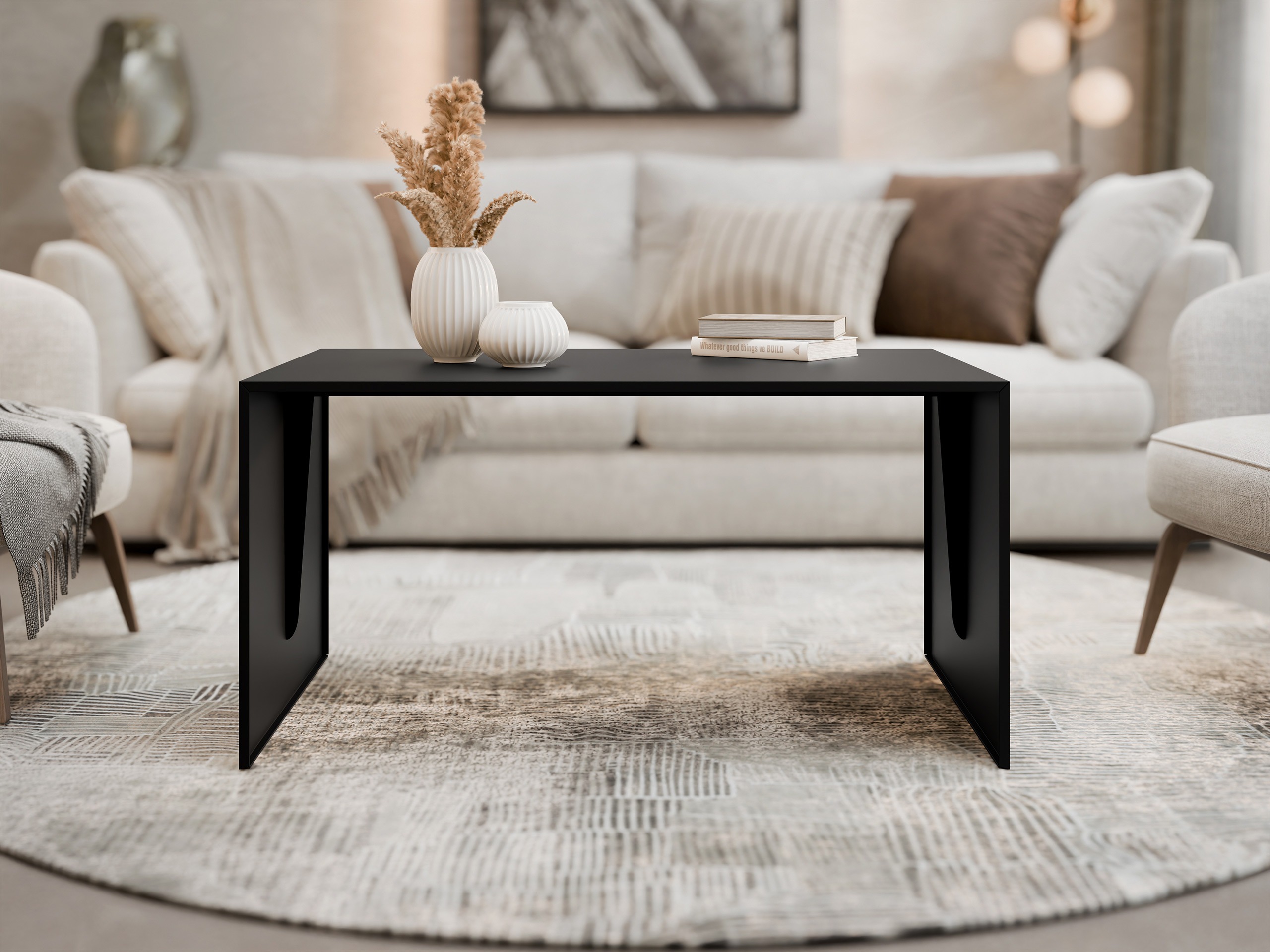 Couchtisch Oswego 146 (Schwarz)