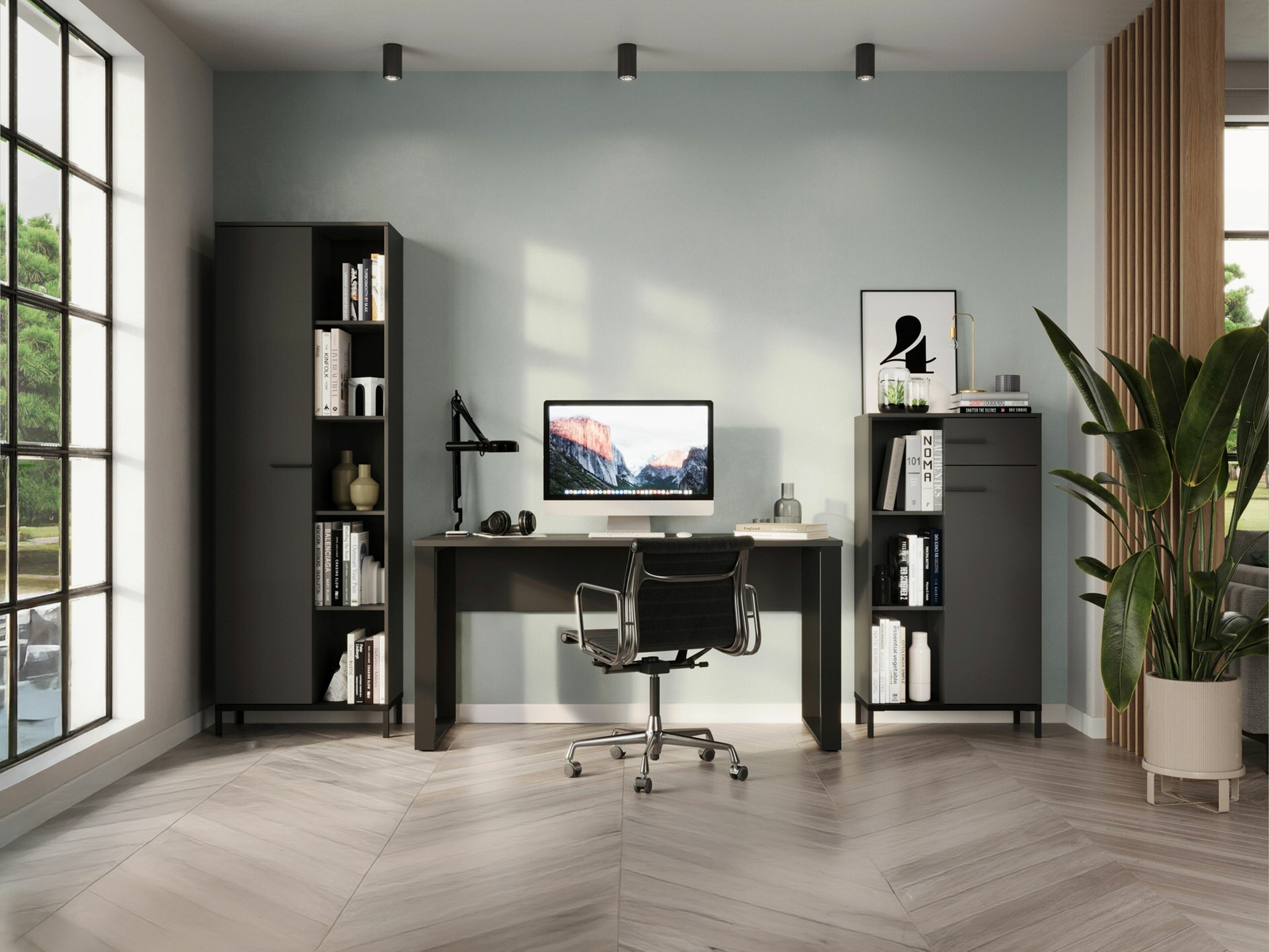 Heimbüro-Set Solaro 102 (Graphit)