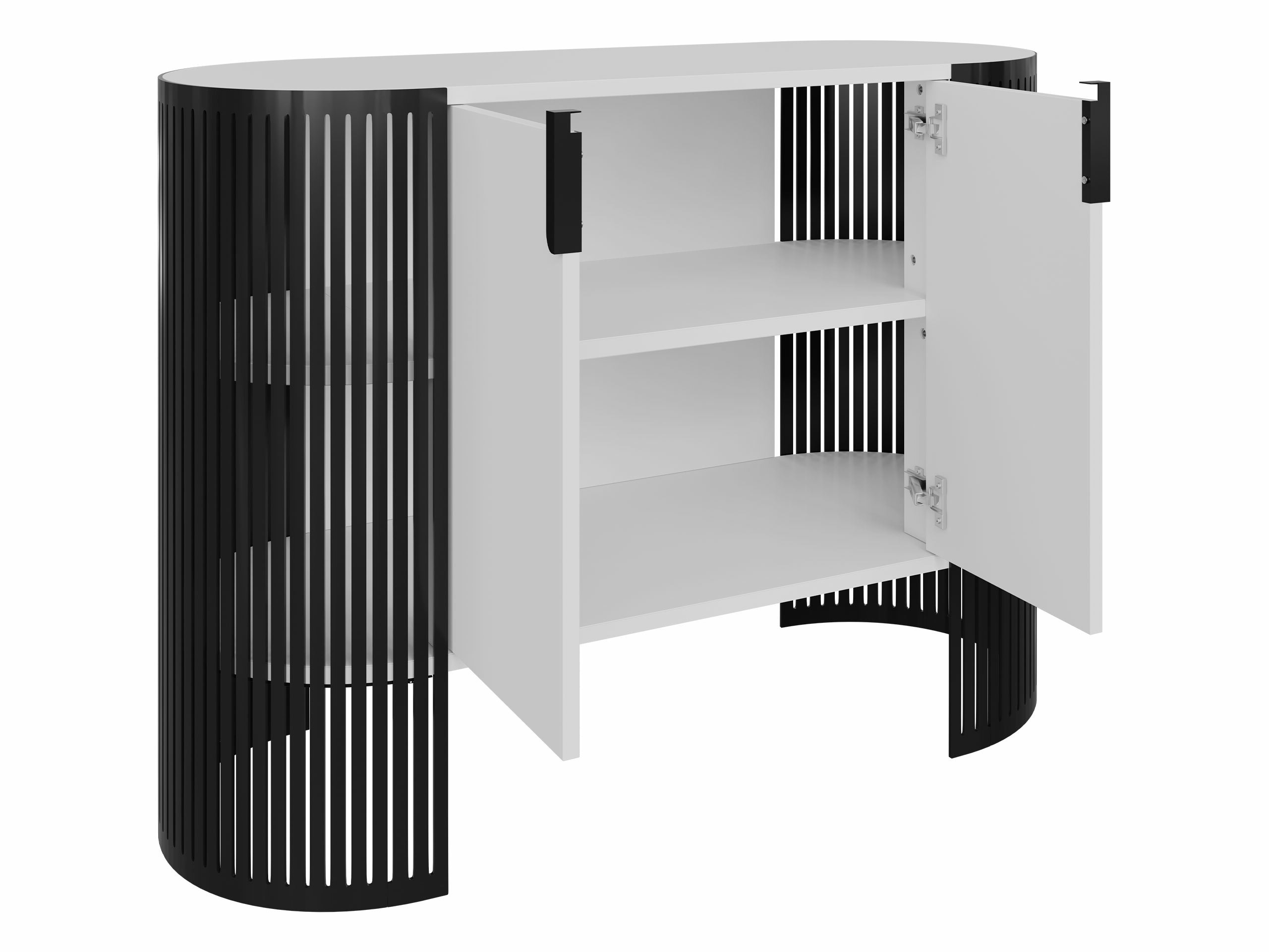 Sideboard Sordore 131 (Gold + Schwarzer Marmor)