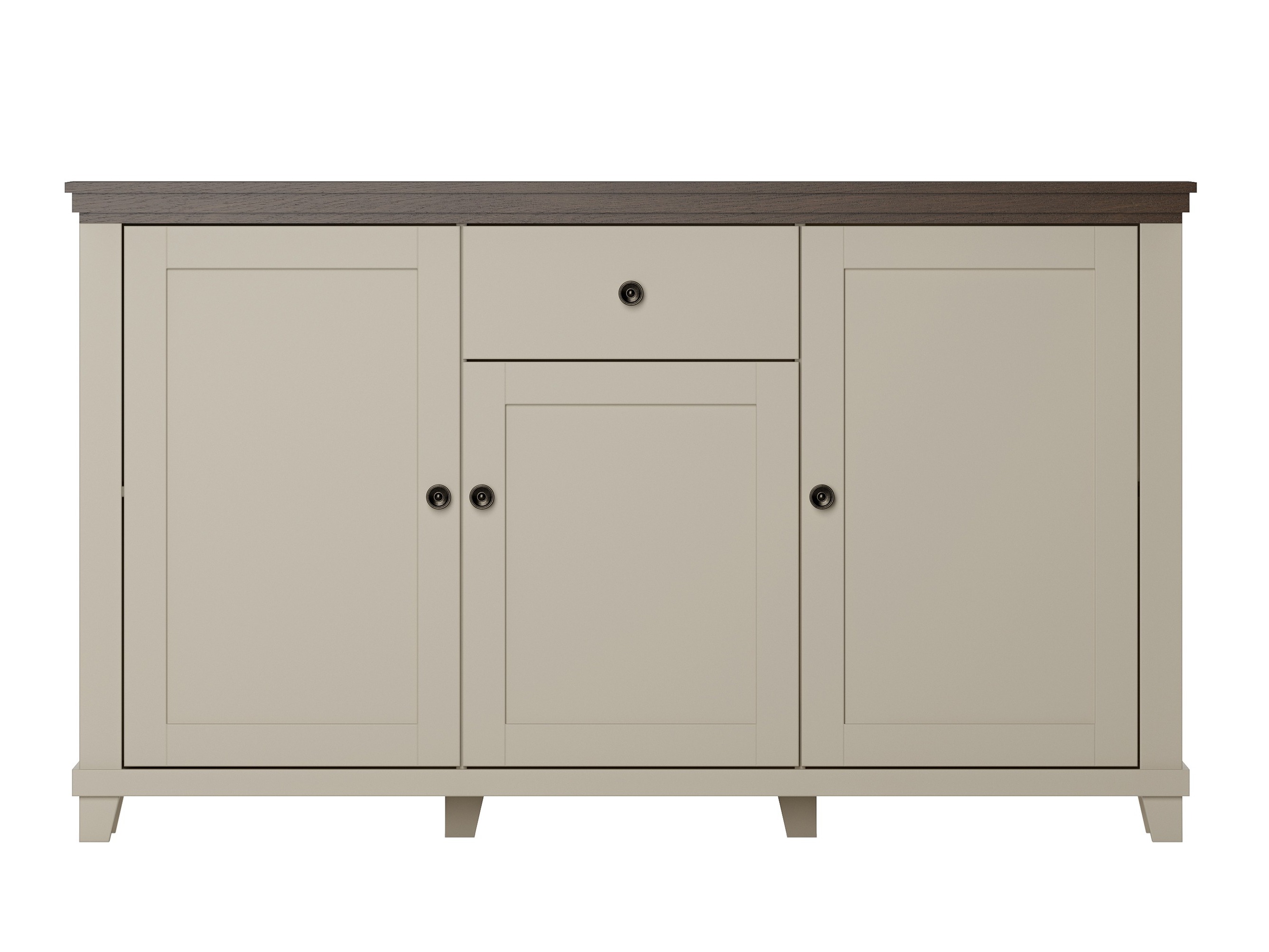 Kommoden Tolnue 106 (Hellbeige + Eichenholzoptik)