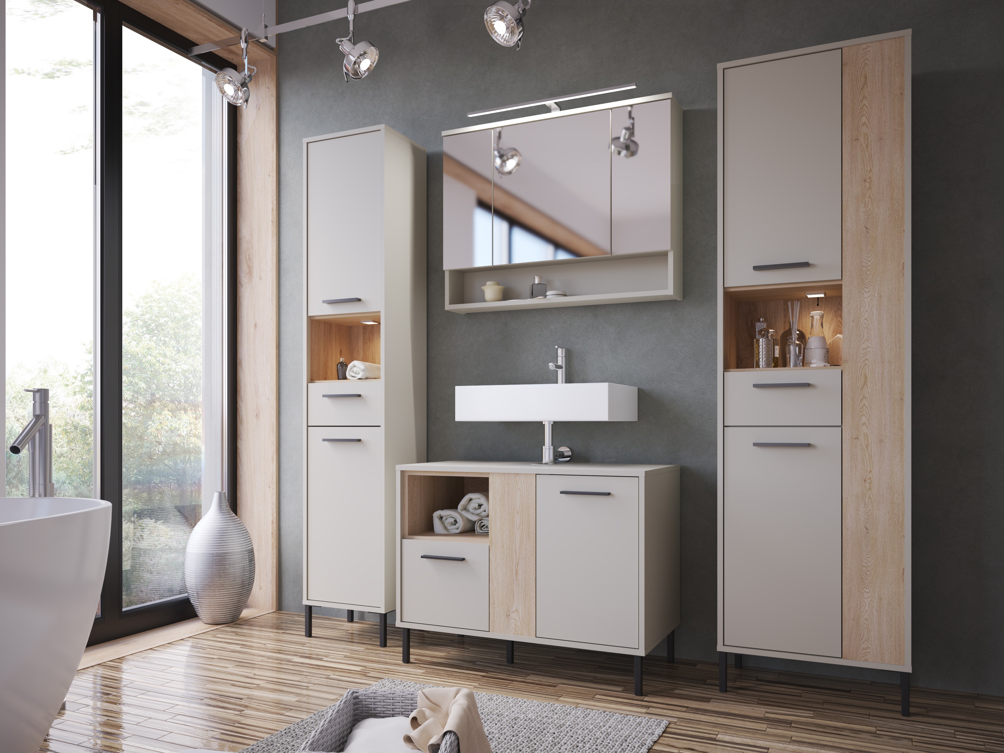 Badezimmerspiegelschrank Camelbu 101