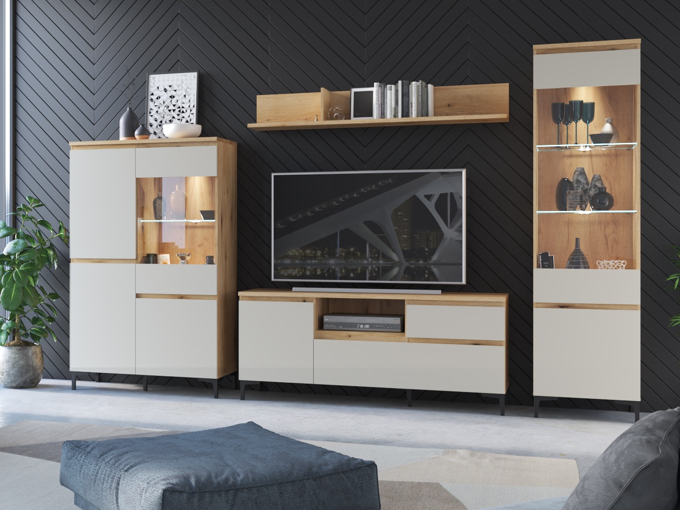 Kleiderschrank Ontario 175