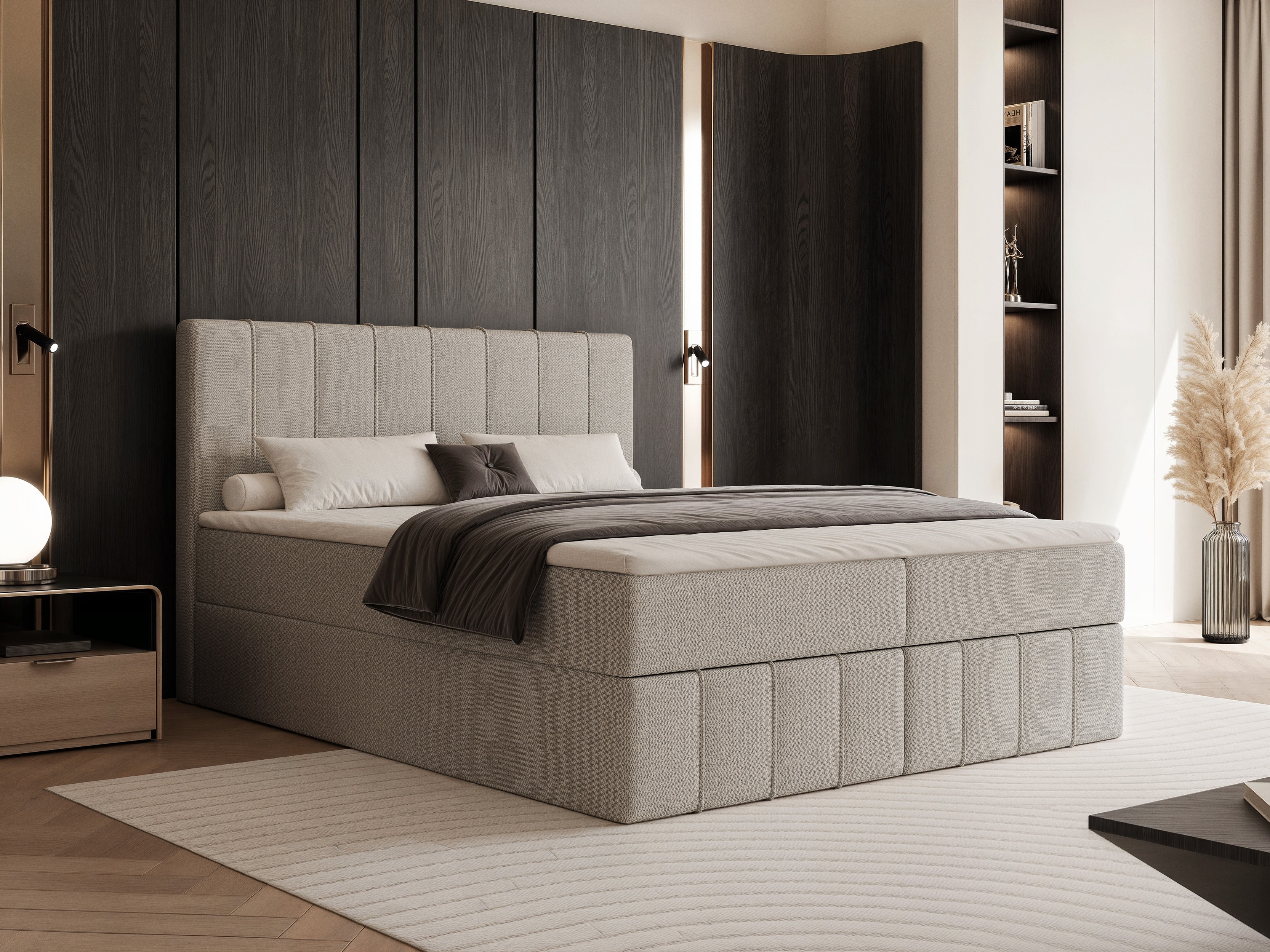 Boxspringbett Martinez 125 (Lumi 11)