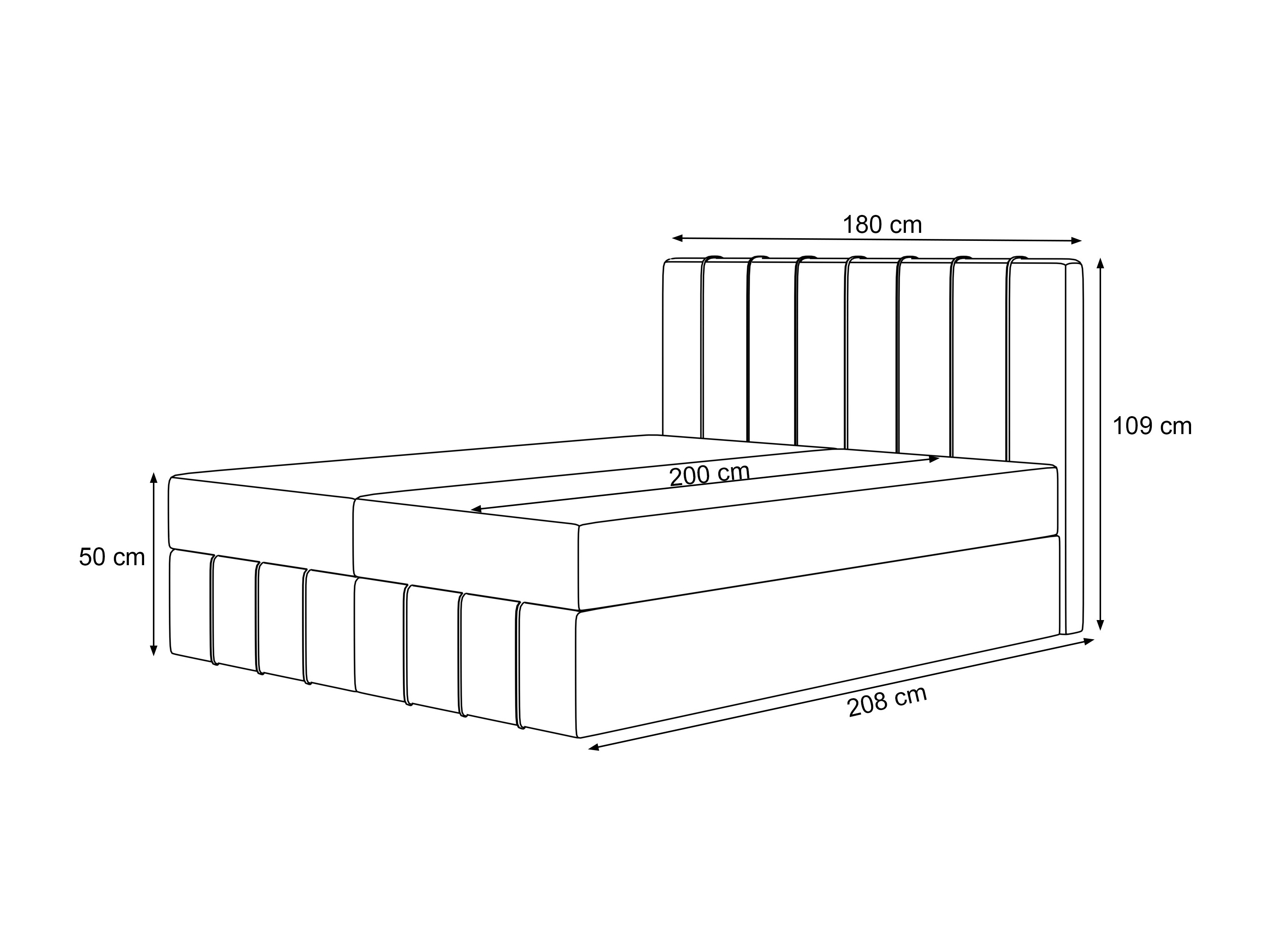 Boxspringbett Martinez 125 (Melody 13)
