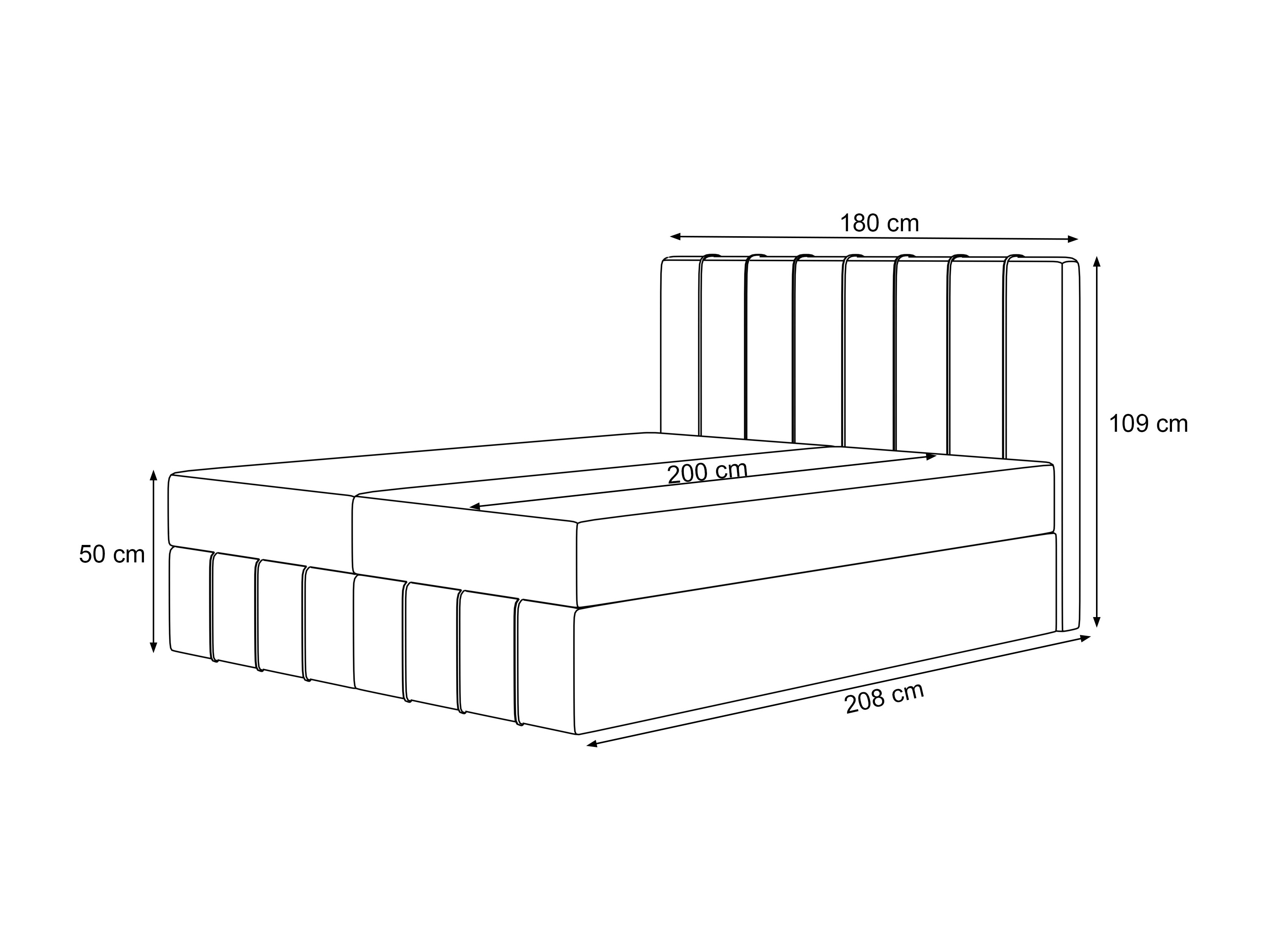 Boxspringbett Martinez 125 (Piano 26)