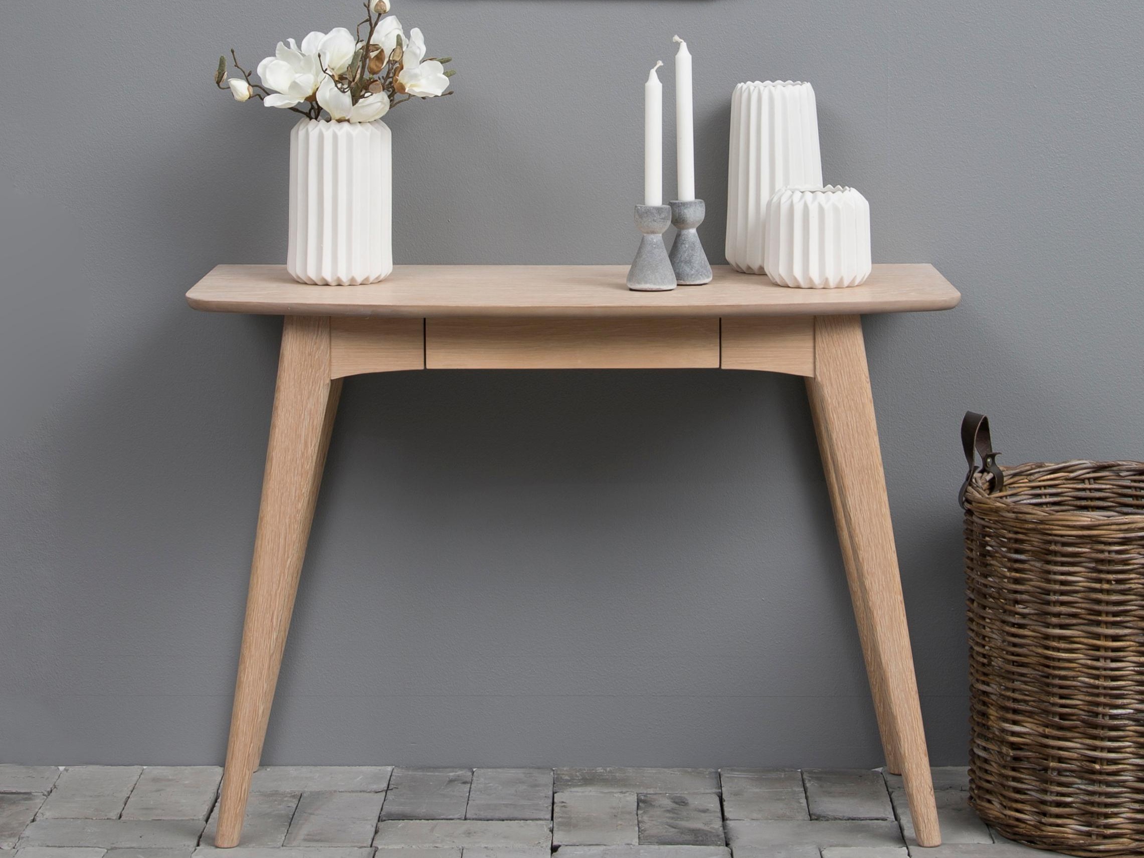 Bürotisch Norsica 980 (Eichenholzoptik gebleicht)