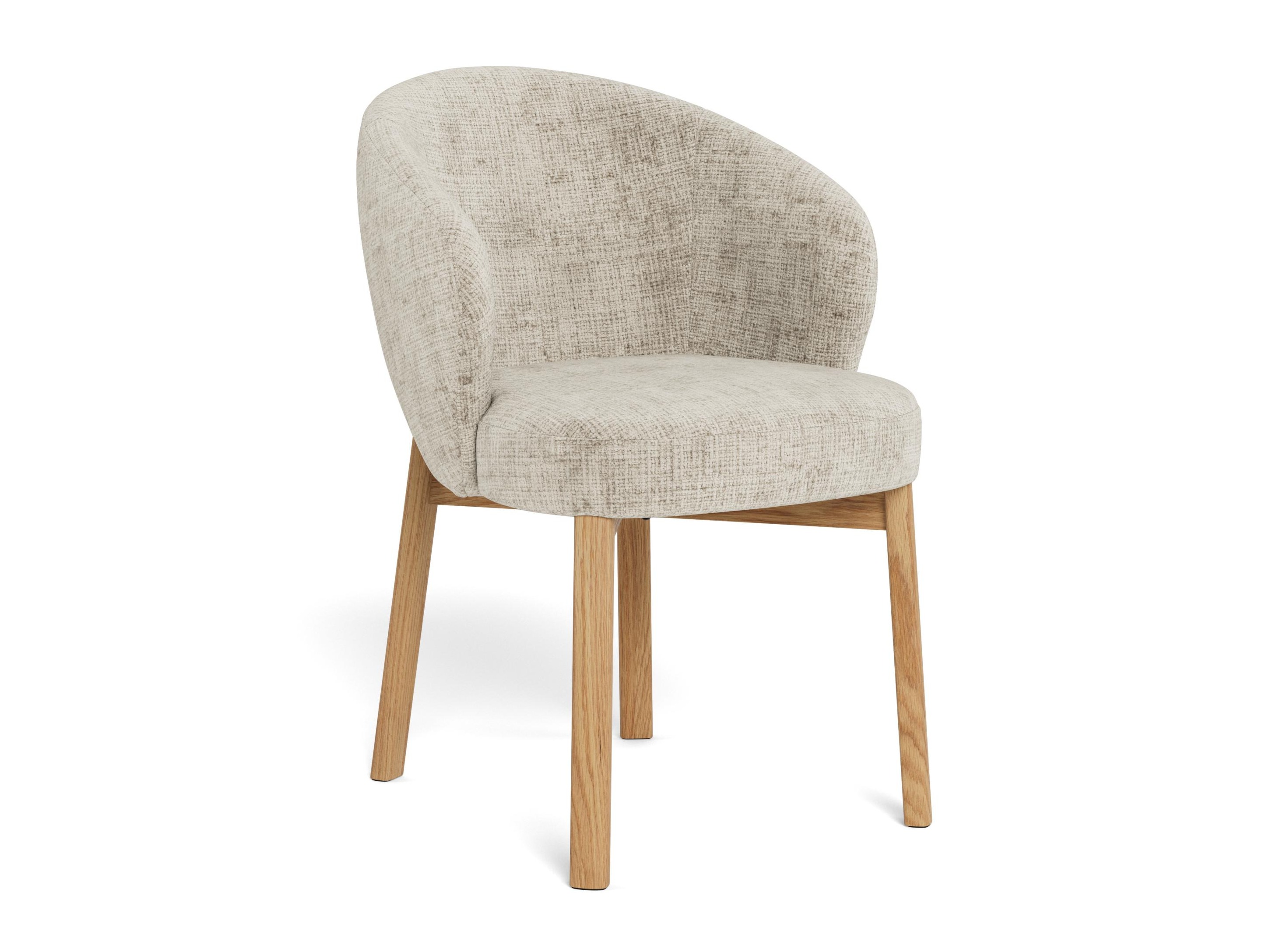 Stuhl Norsica 1001 (Eichenholzoptik + Beige)