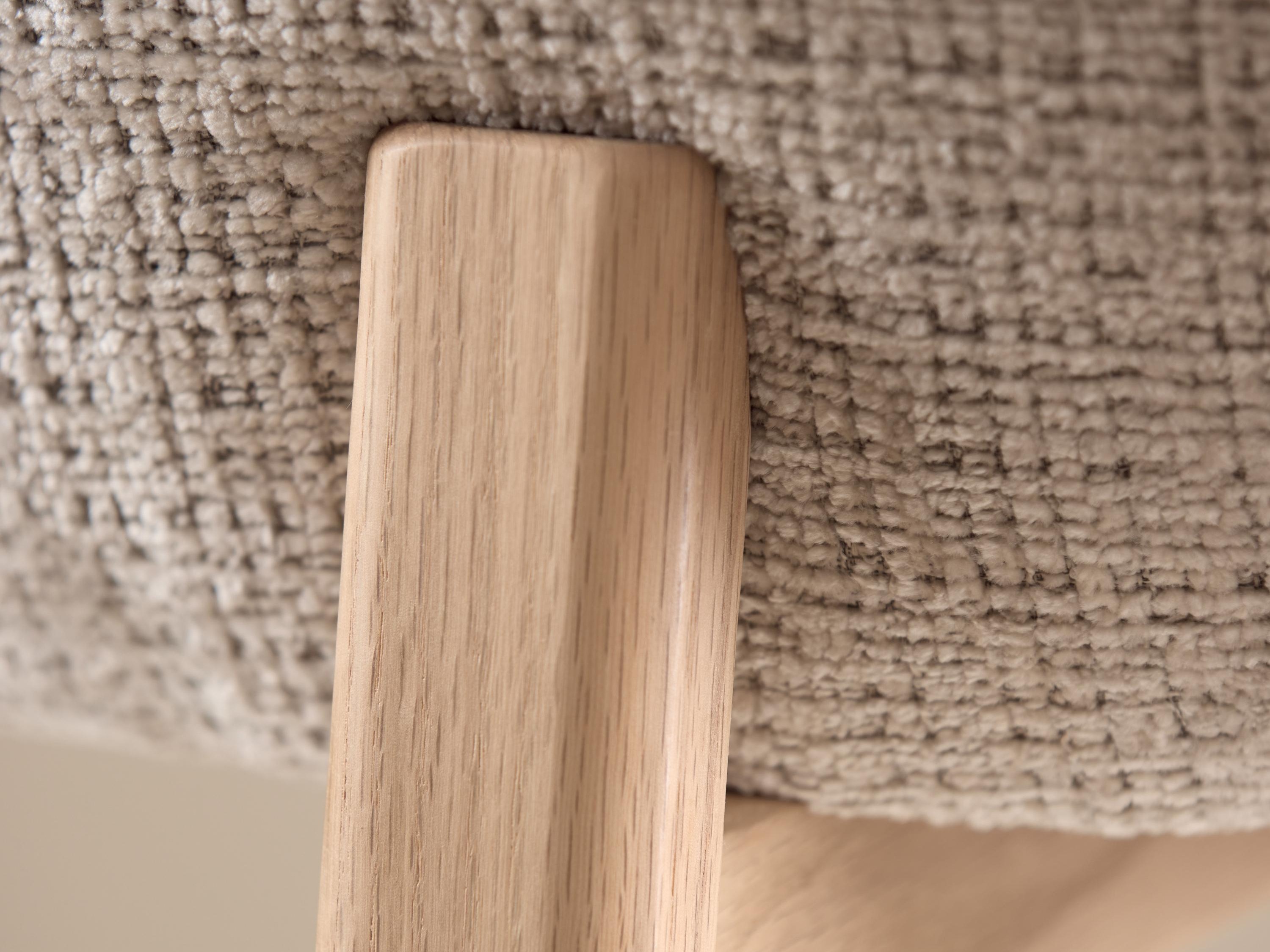 Stuhl Norsica 1001 (Eichenholzoptik + Beige)