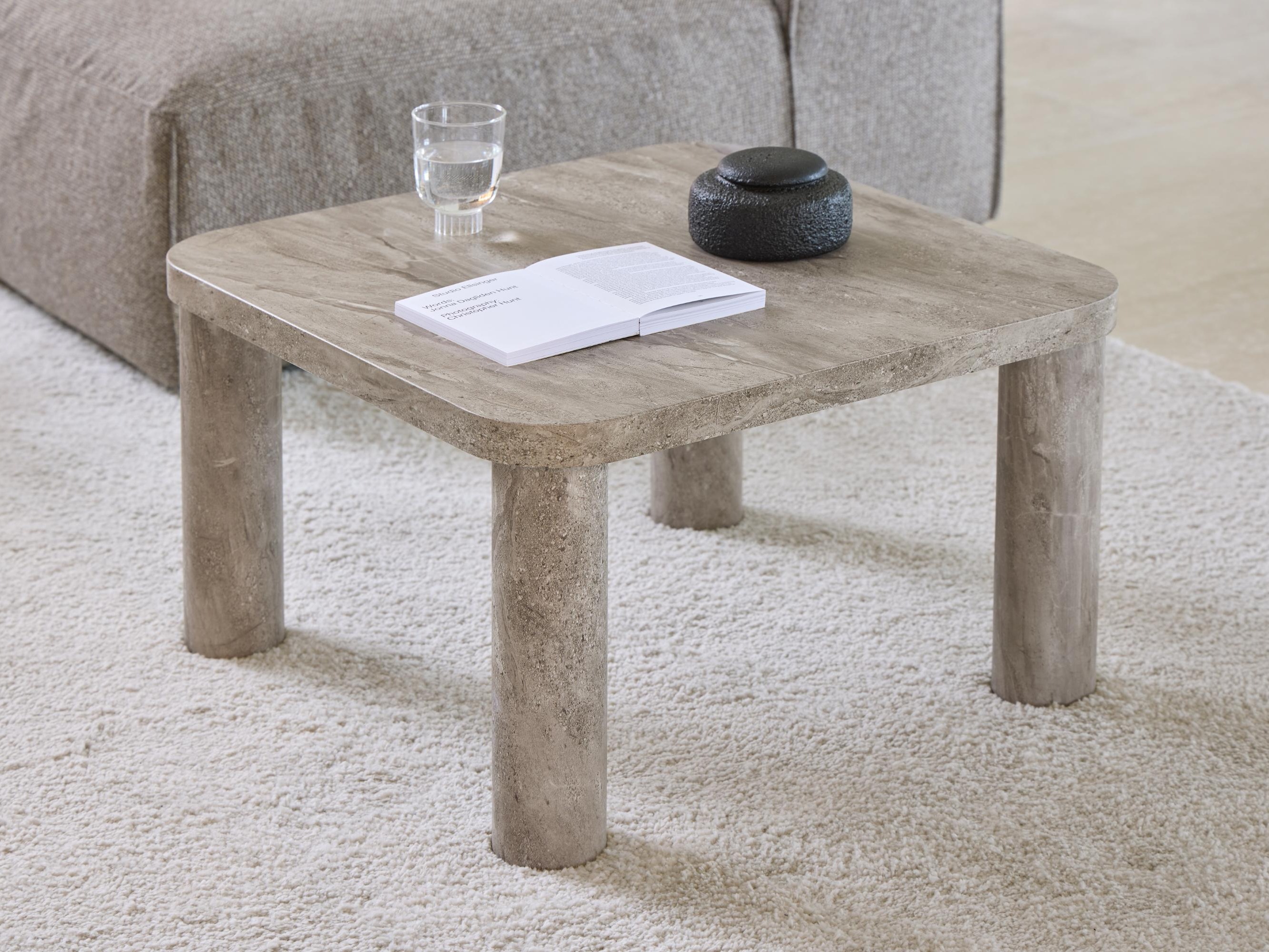 Couchtisch Norsica 994 (Grauer Marmor)