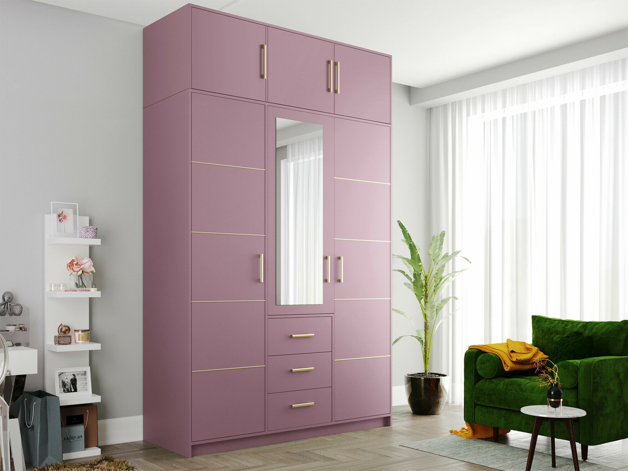 Kleiderschrank Rosa II