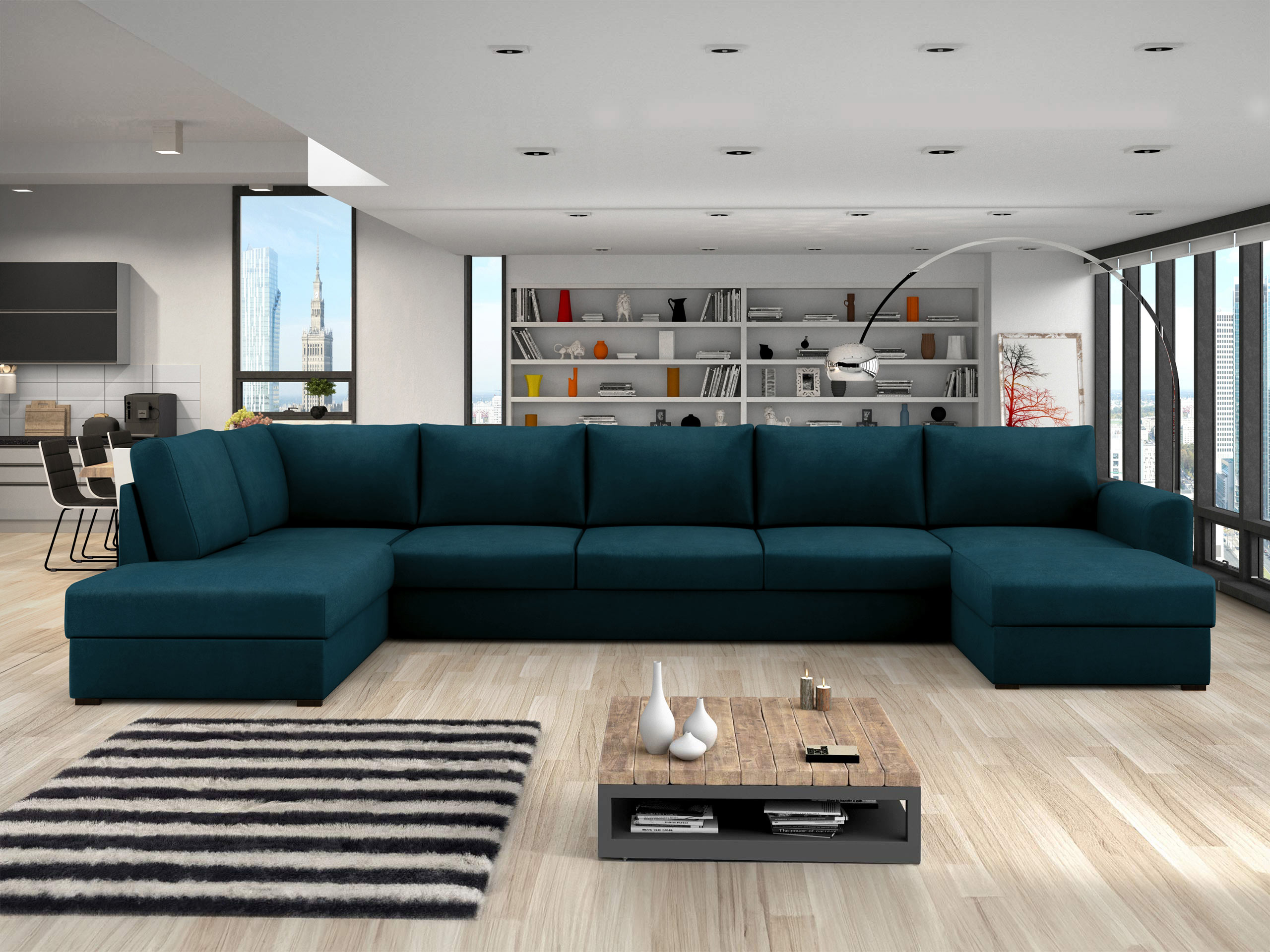 Ecksofa Comfivo Flumen III (Piano 28)