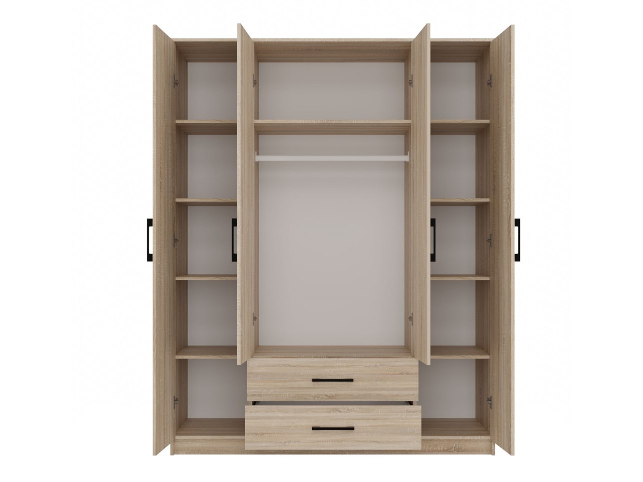 Kleiderschrank Mandeville 117 (Sonoma Eichenholzoptik)