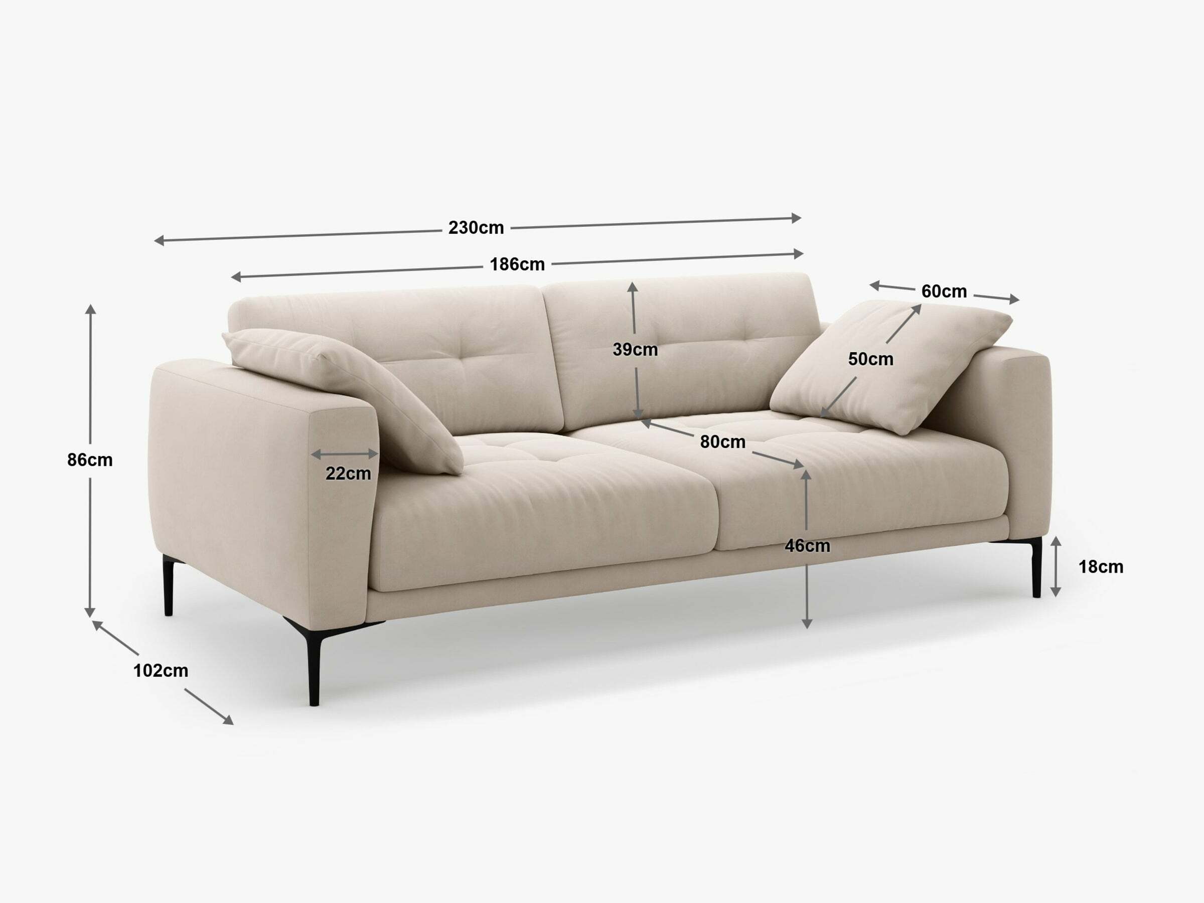 Sofa Sermoro 102 (Sorella 05)