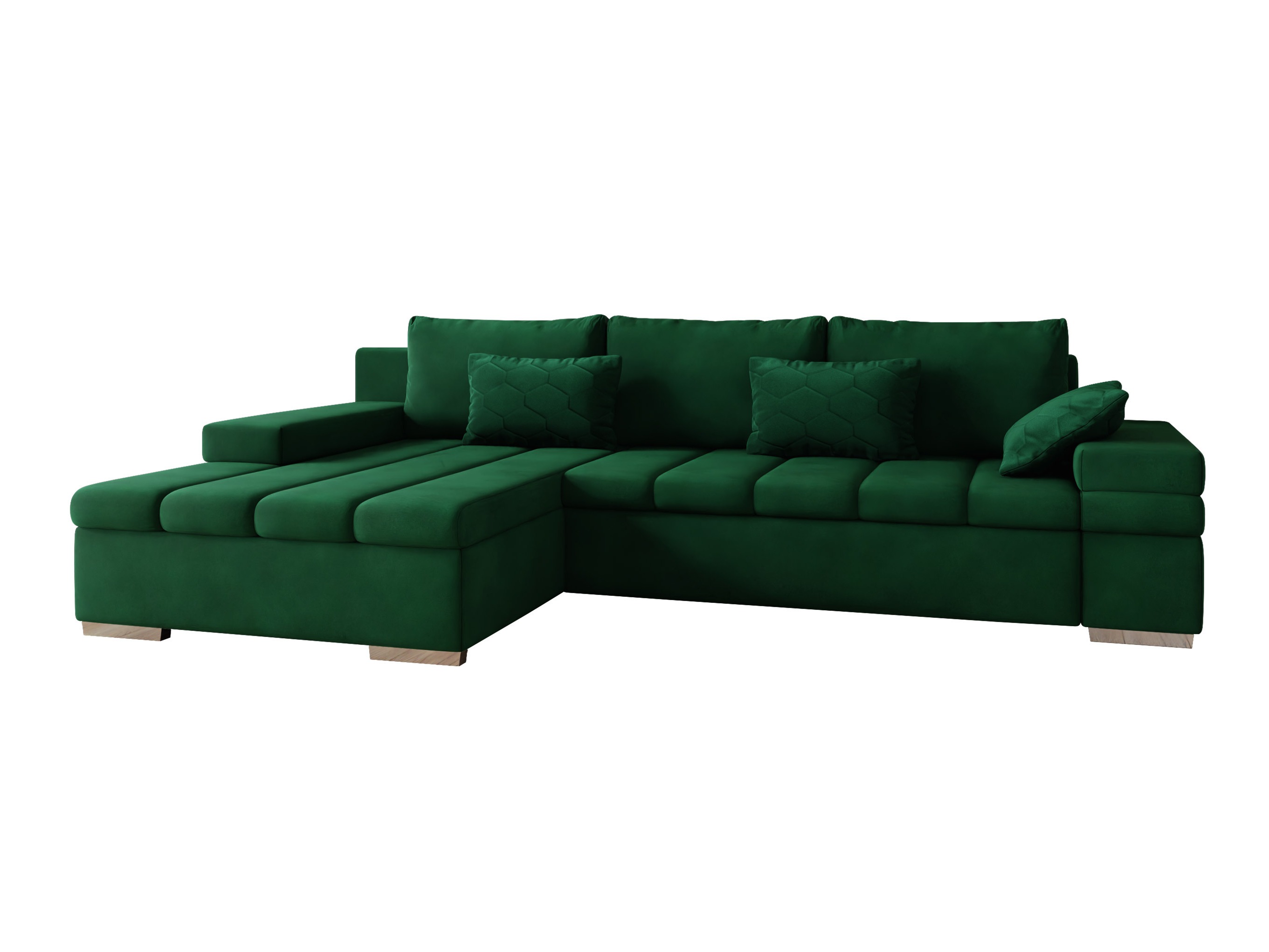 Ecksofa Comfivo Olivetum II (Uttario Velvet 2951 + Magic Velvet Pik 2225)