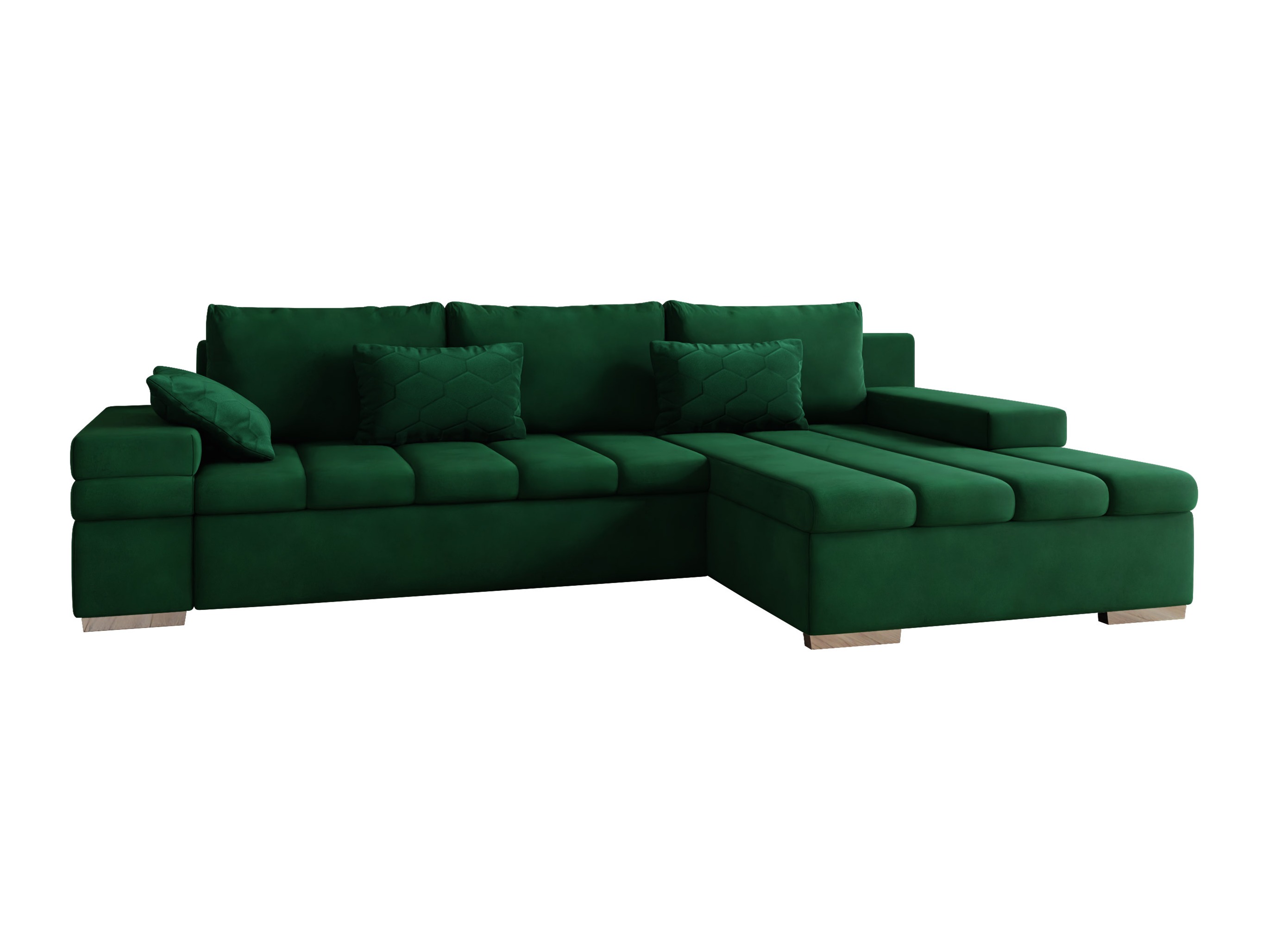 Ecksofa Comfivo Olivetum II (Uttario Velvet 2951 + Magic Velvet Pik 2225)