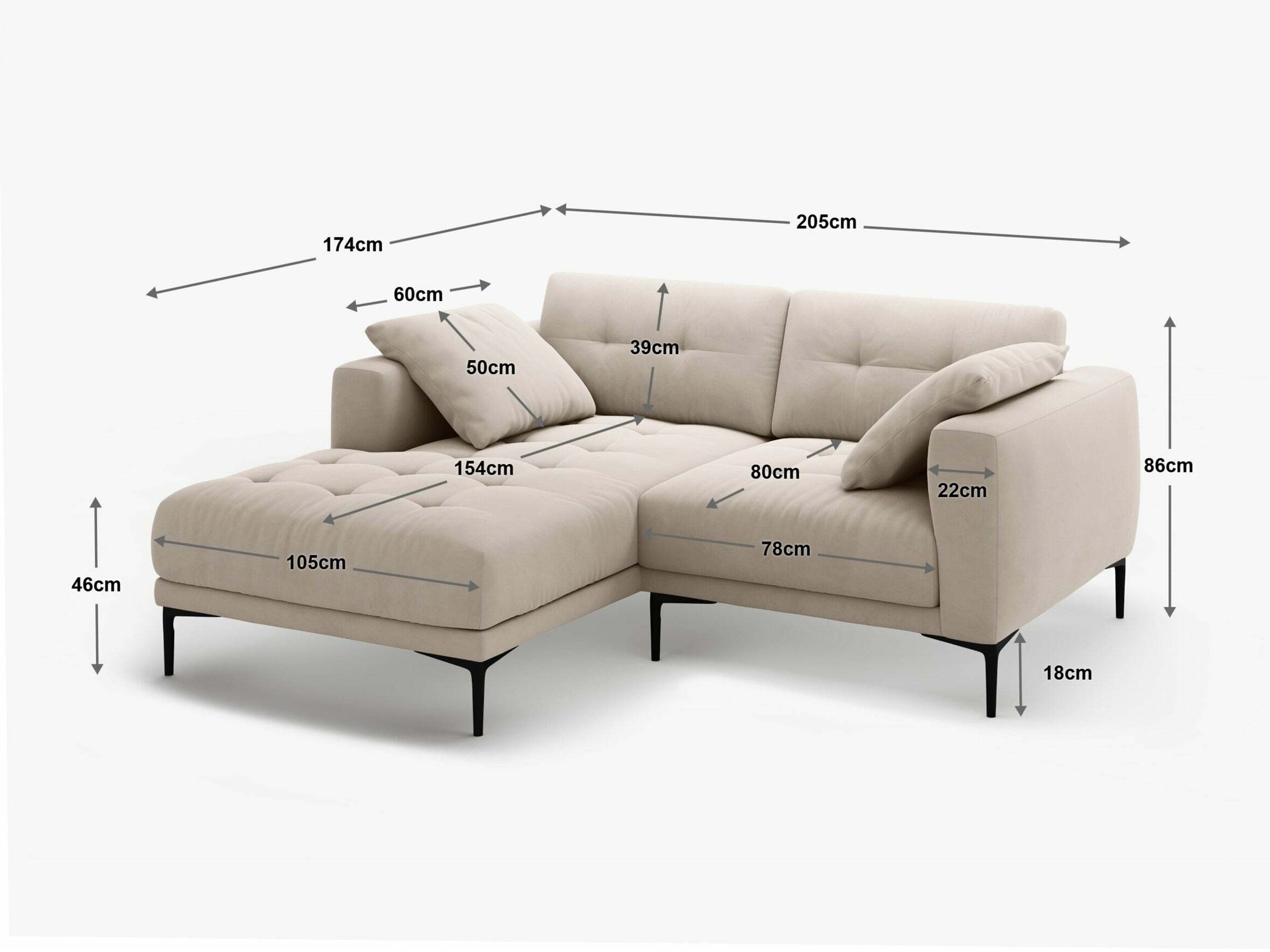 Ecksofa Sermoro 103 (Salvador 01)