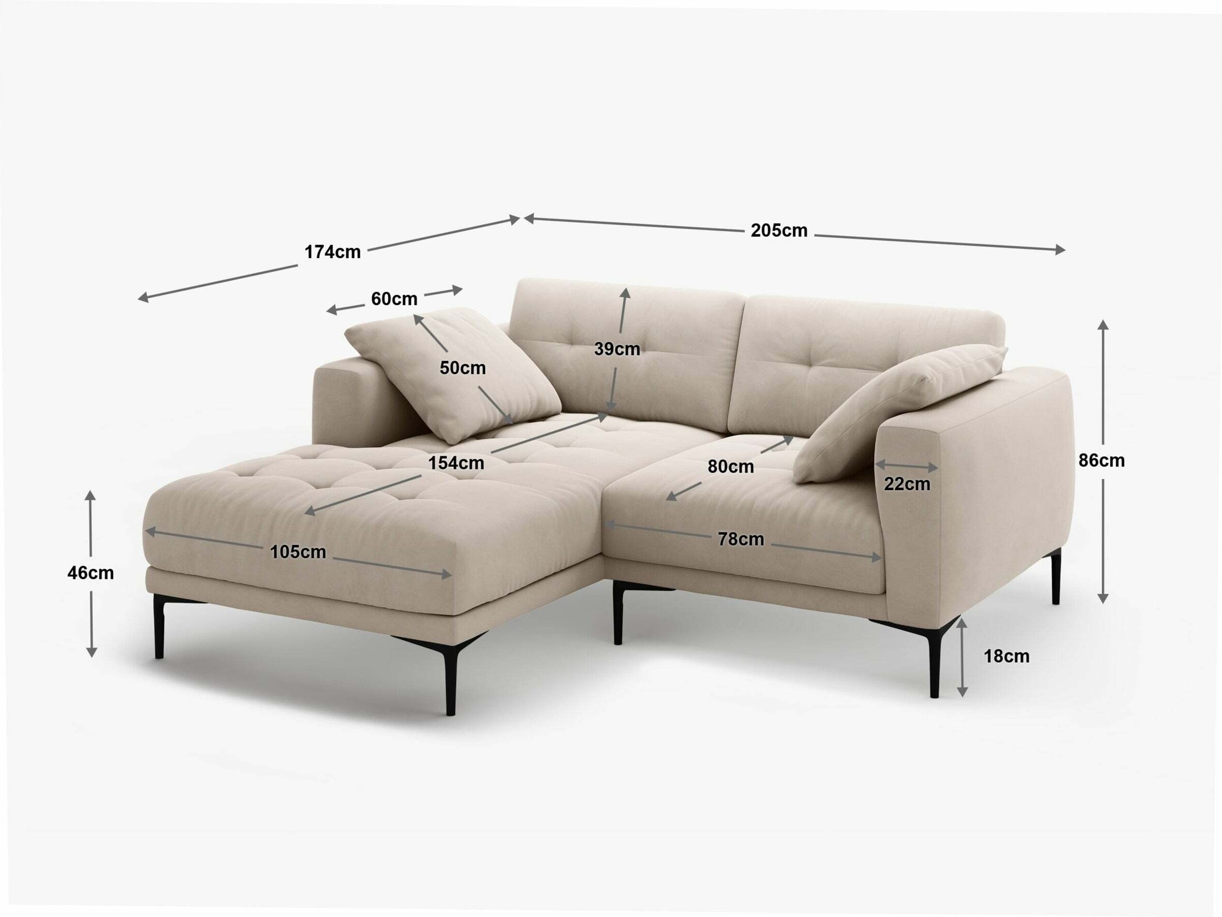 Ecksofa Sermoro 103 (Sorella 89)