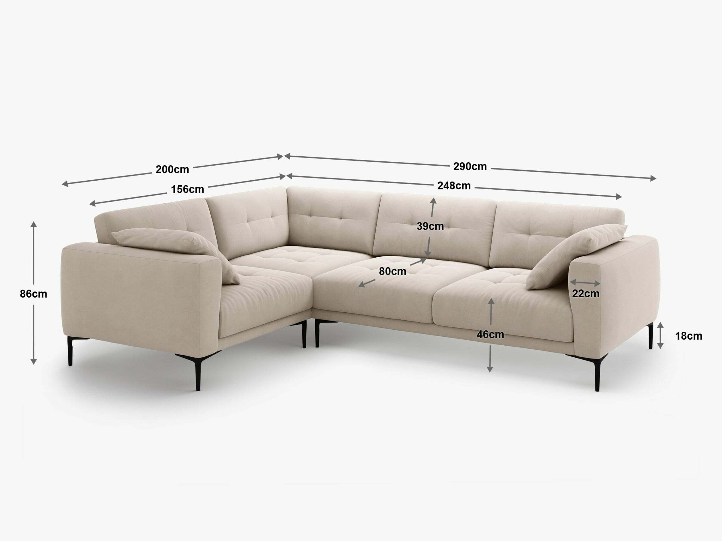 Ecksofa Sermoro 105 (Sorella 03)