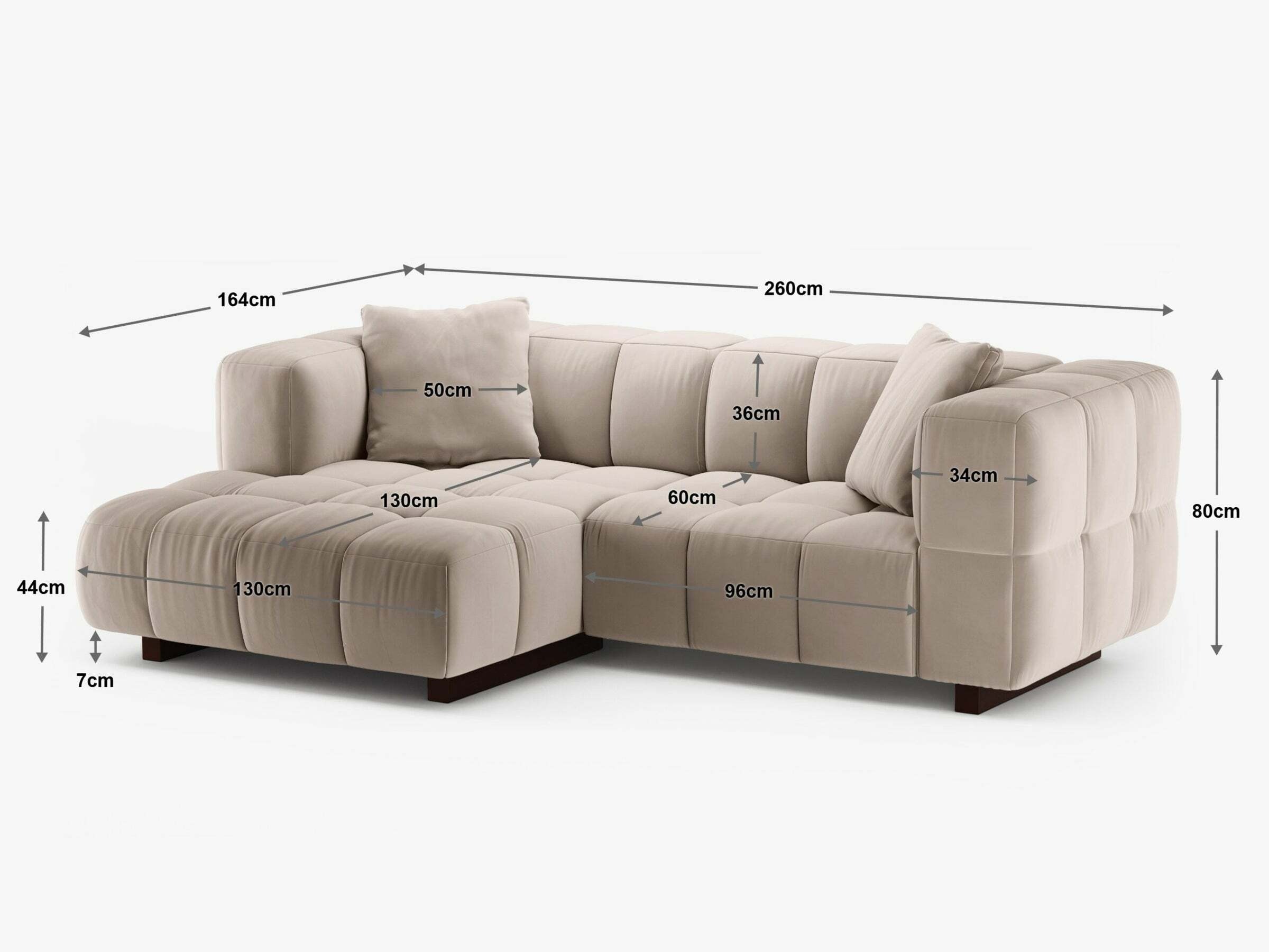 Ecksofa Beckley 207 (Salvador 19)