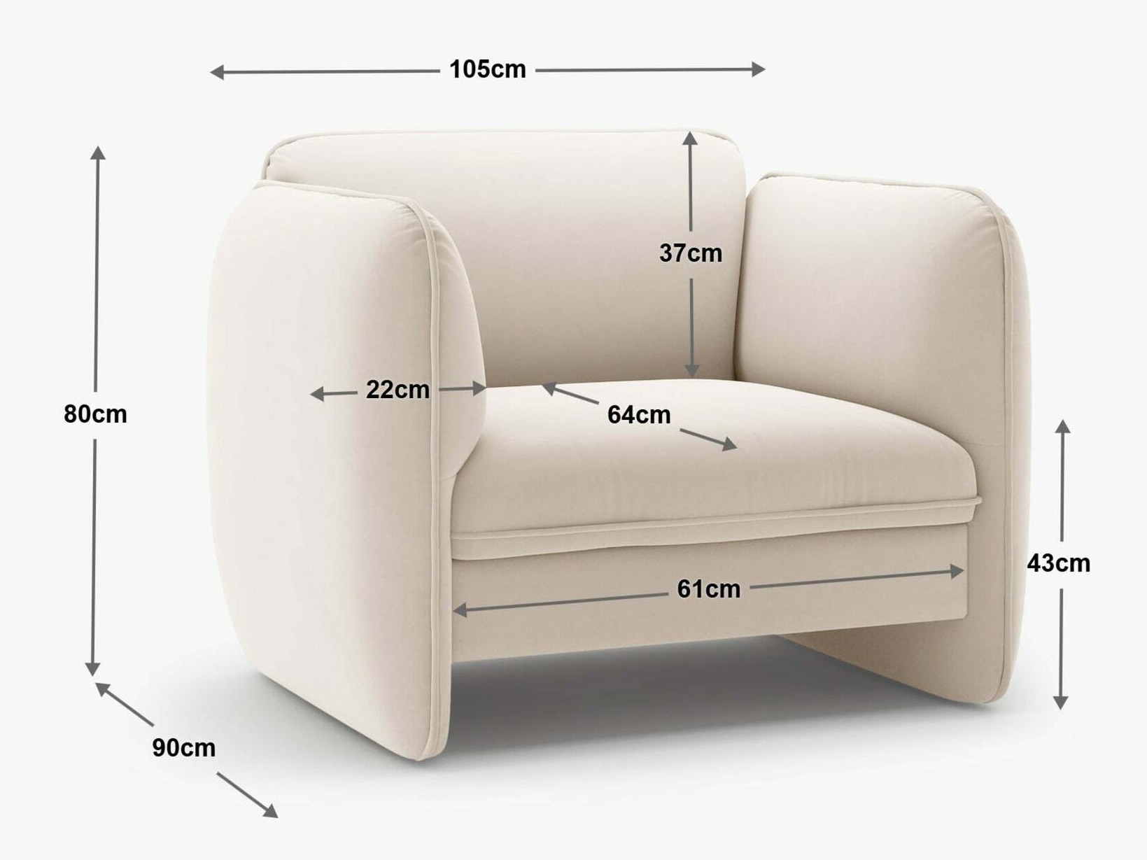 Sessel Romsero 100 (Silencio 60)